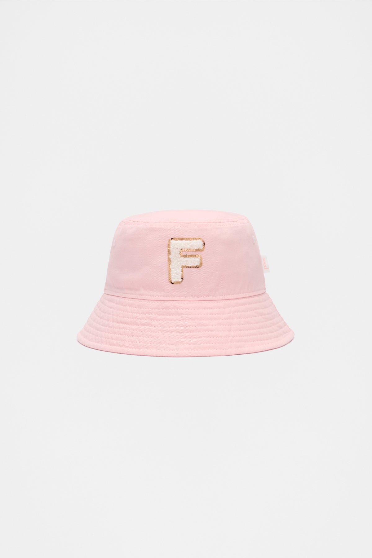 Pink Initial Bucket Hat