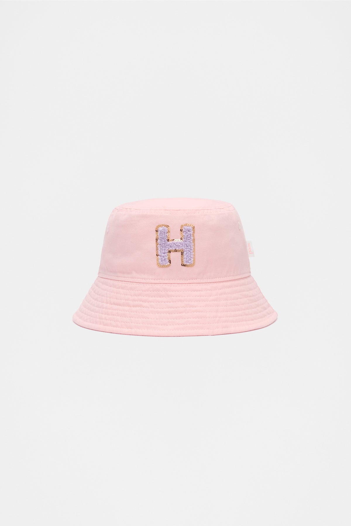 Pink Initial Bucket Hat