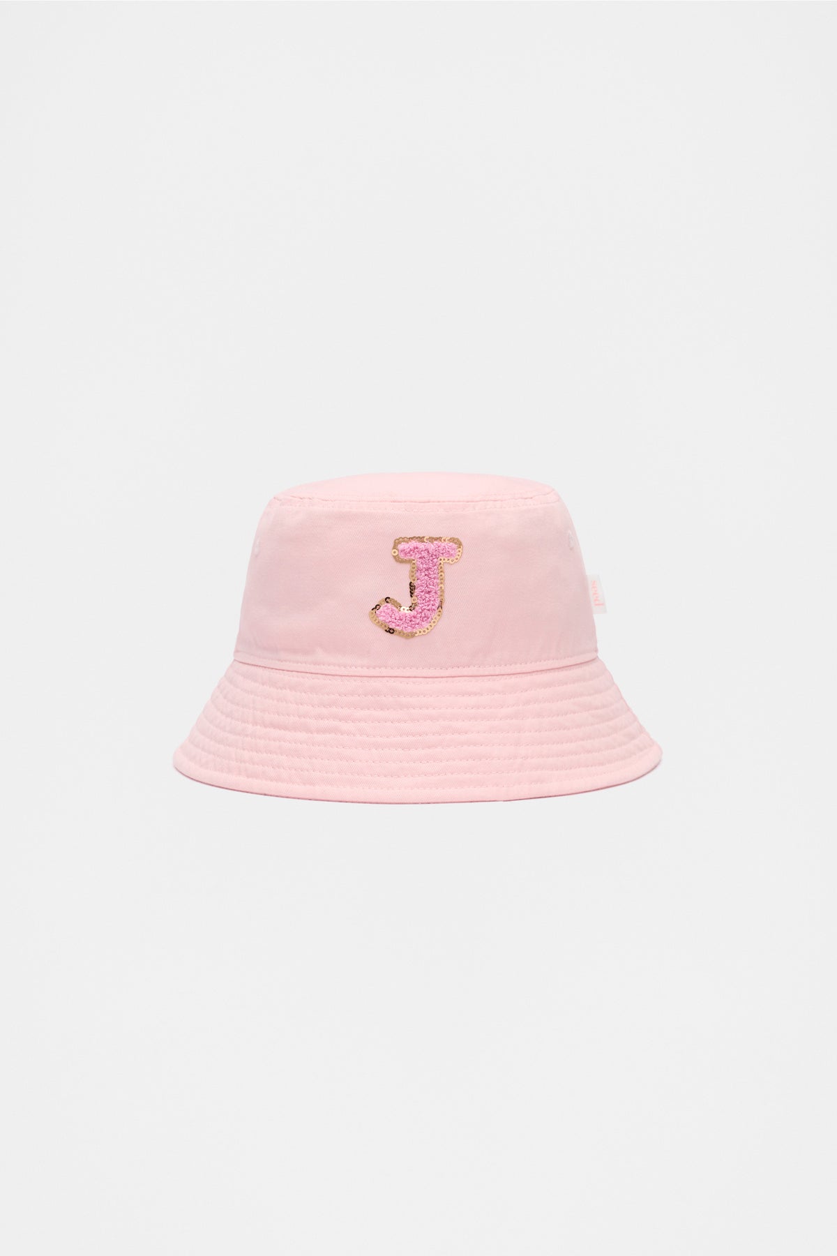 Pink Initial Bucket Hat