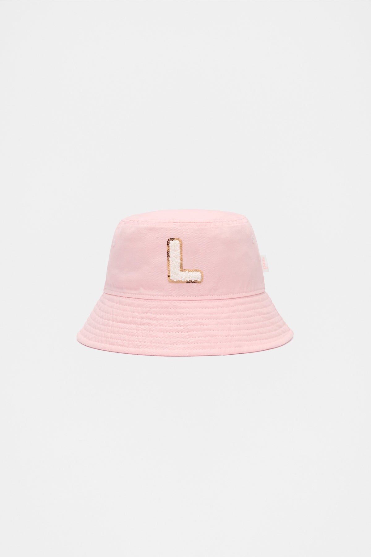 Pink Initial Bucket Hat