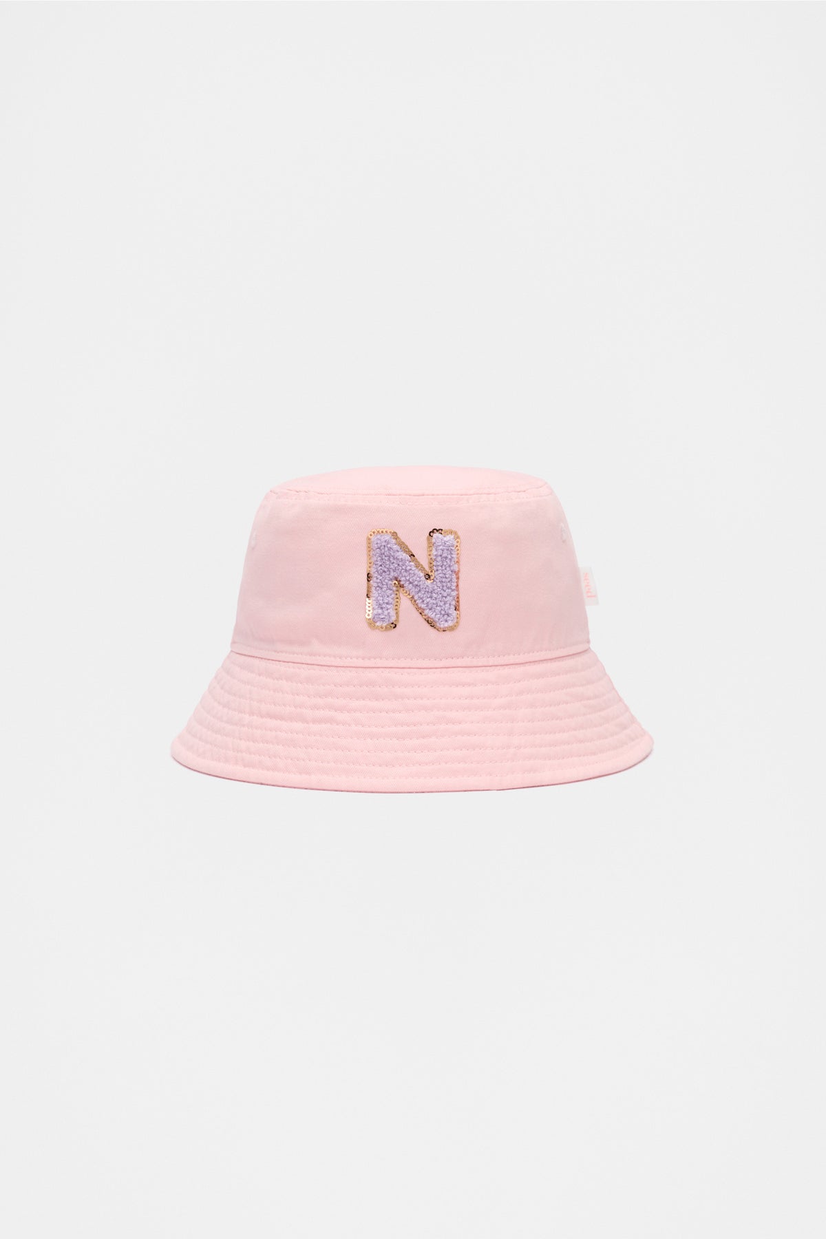 Pink Initial Bucket Hat