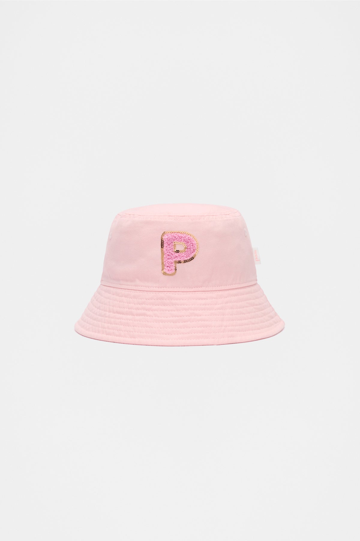 Pink Initial Bucket Hat
