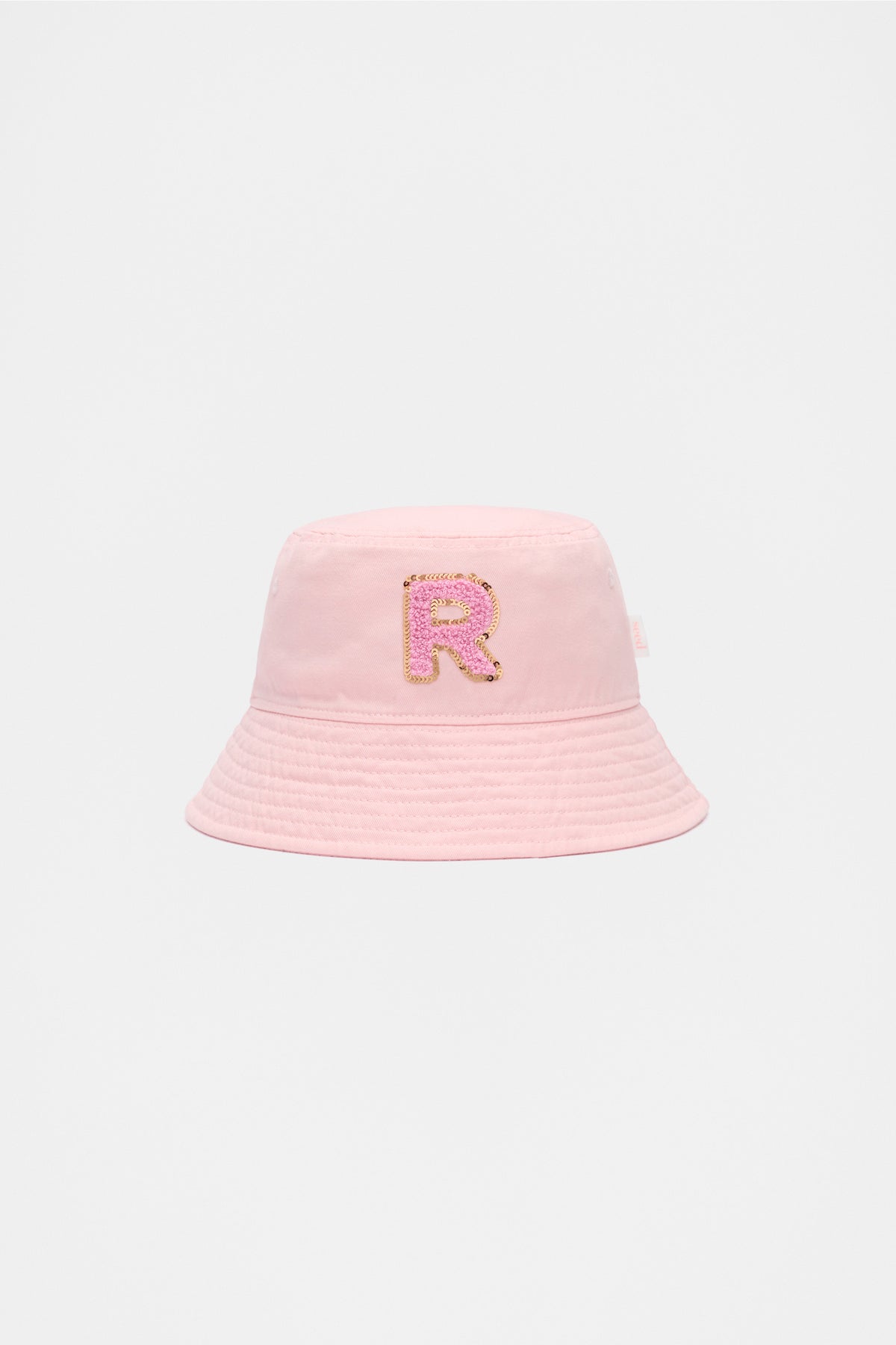 Pink Initial Bucket Hat