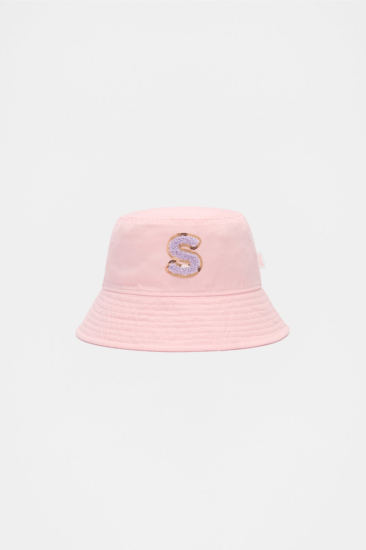 Pink Initial Bucket Hat