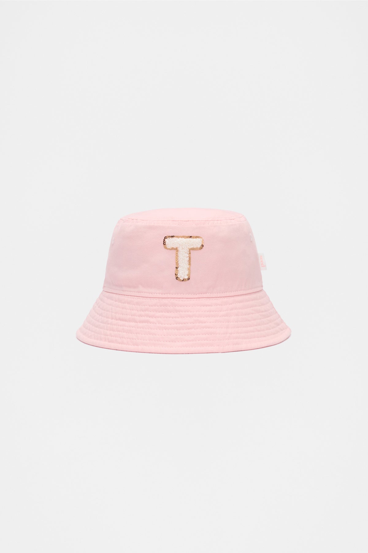 Pink Initial Bucket Hat