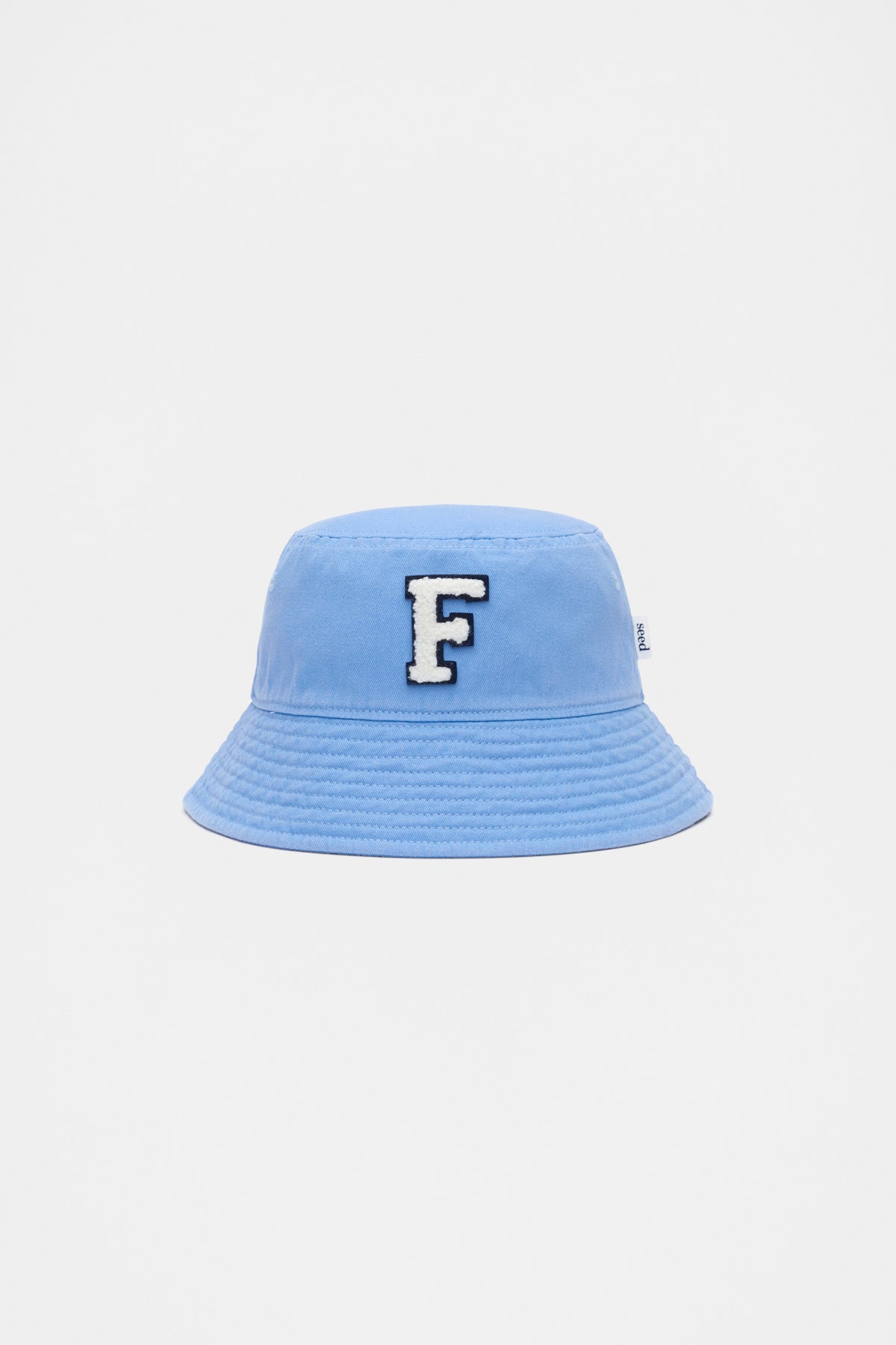 Blue Initial Bucket Hat