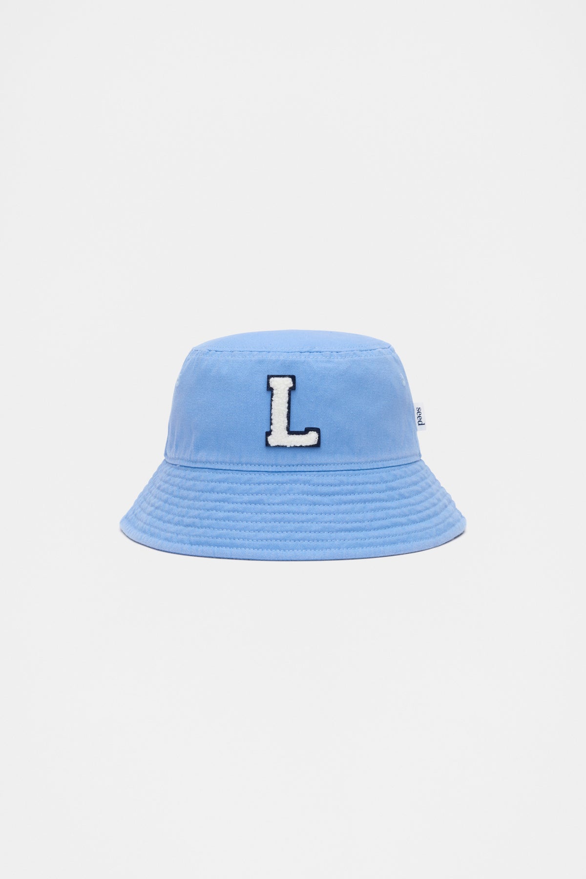 Blue Initial Bucket Hat