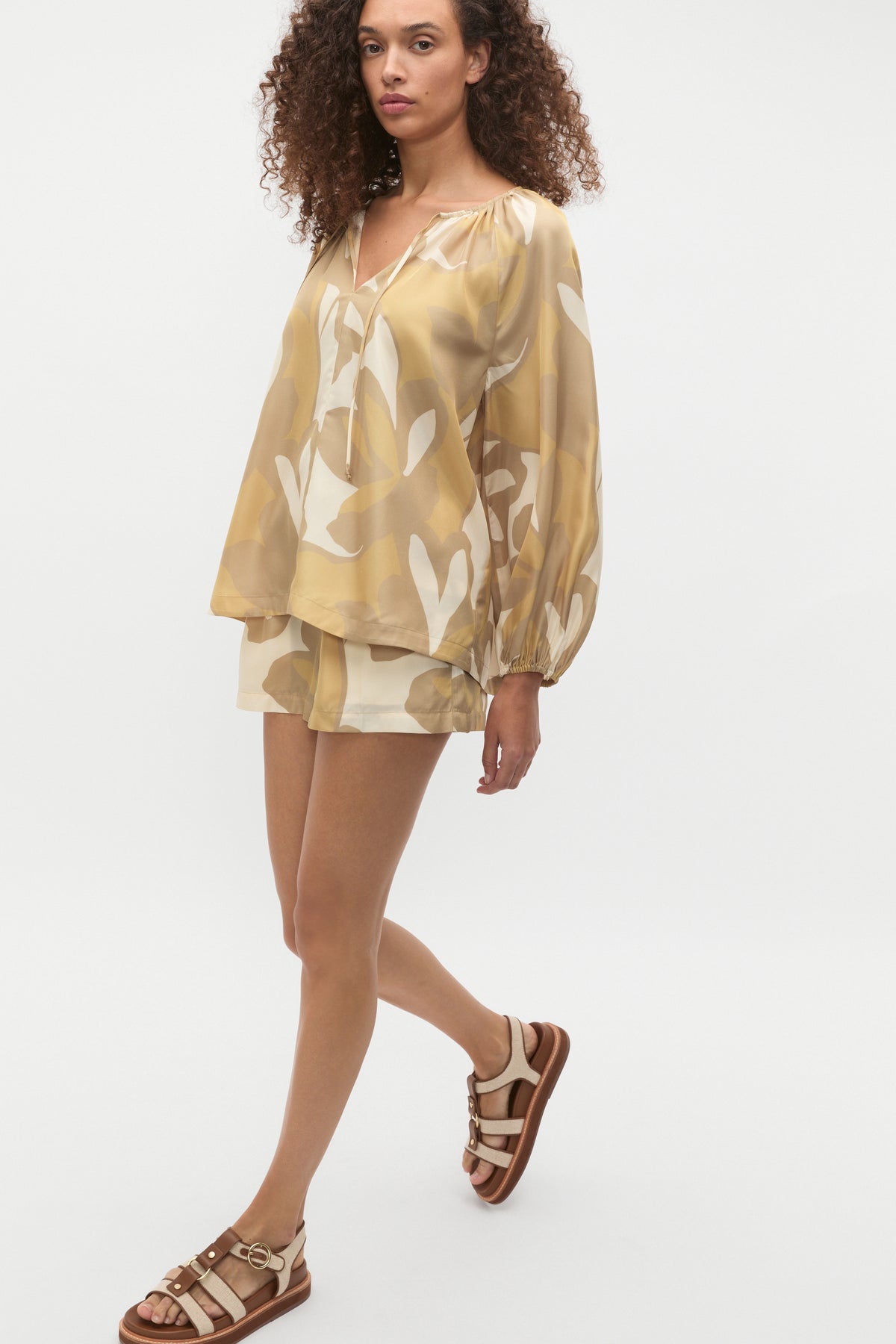 Satin Printed Short