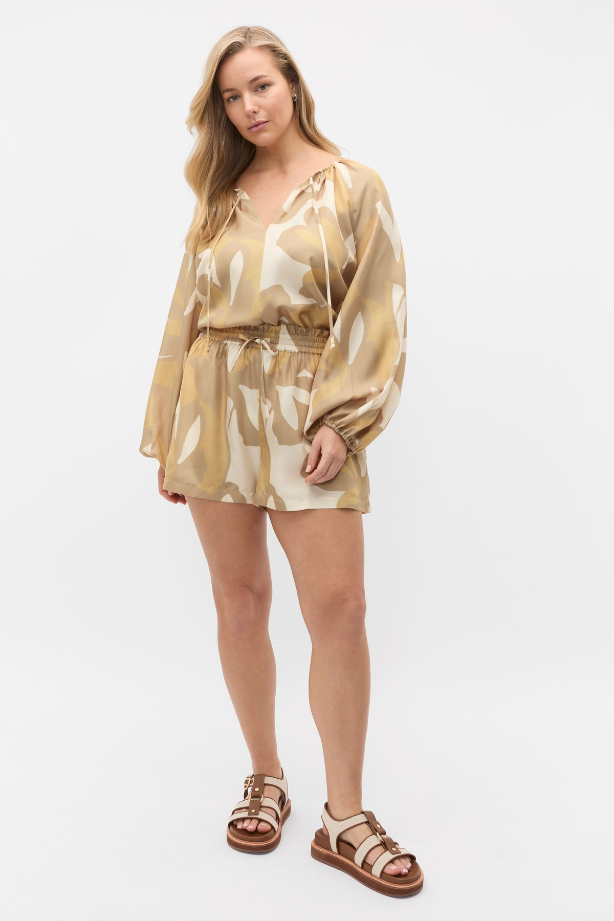 Satin Printed Short