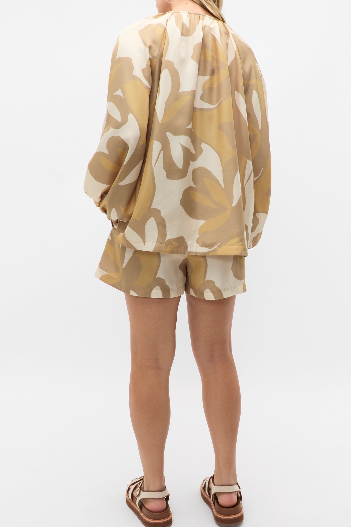 Satin Printed Blouse