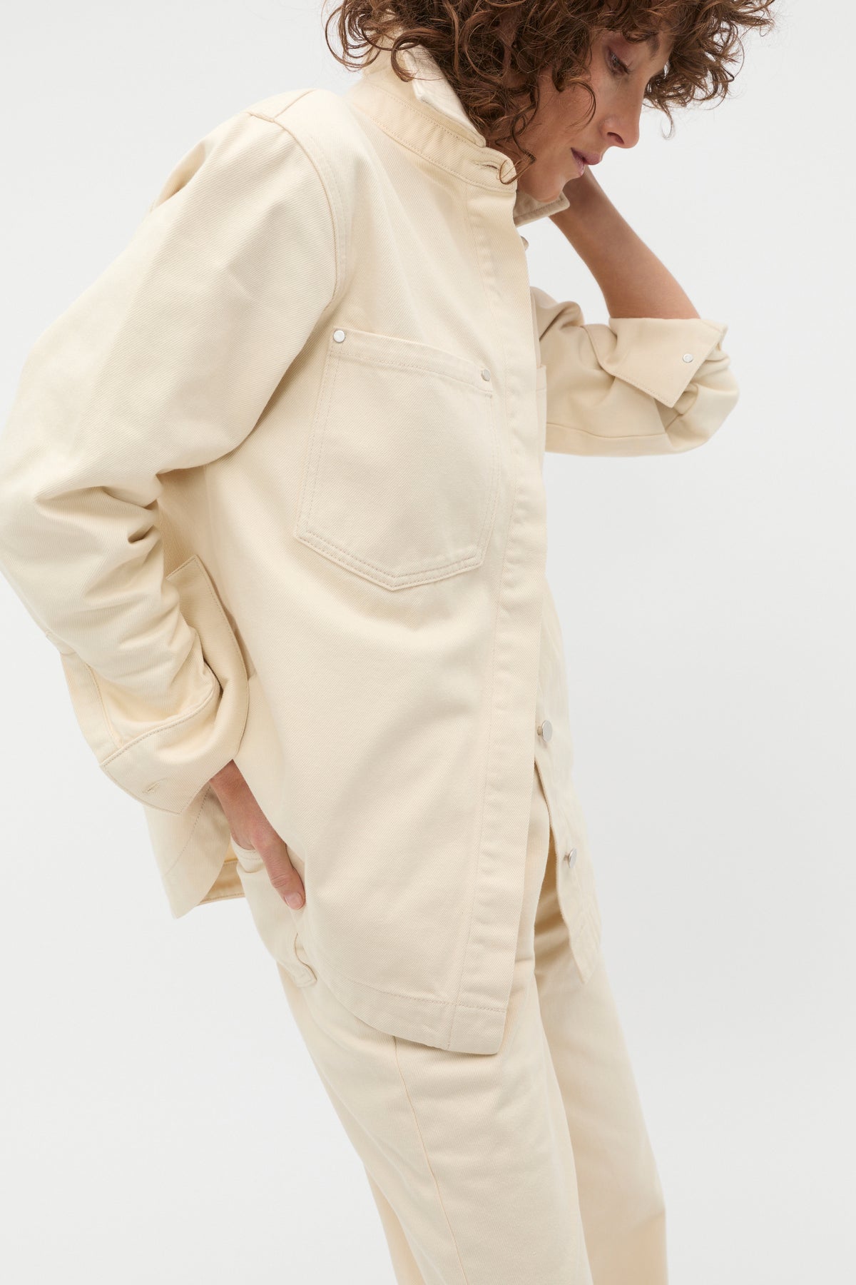 Denim Yoke Detail Shirt