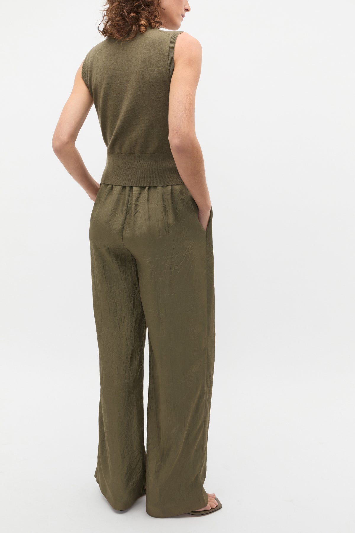 Merino Button Through Knit Vest