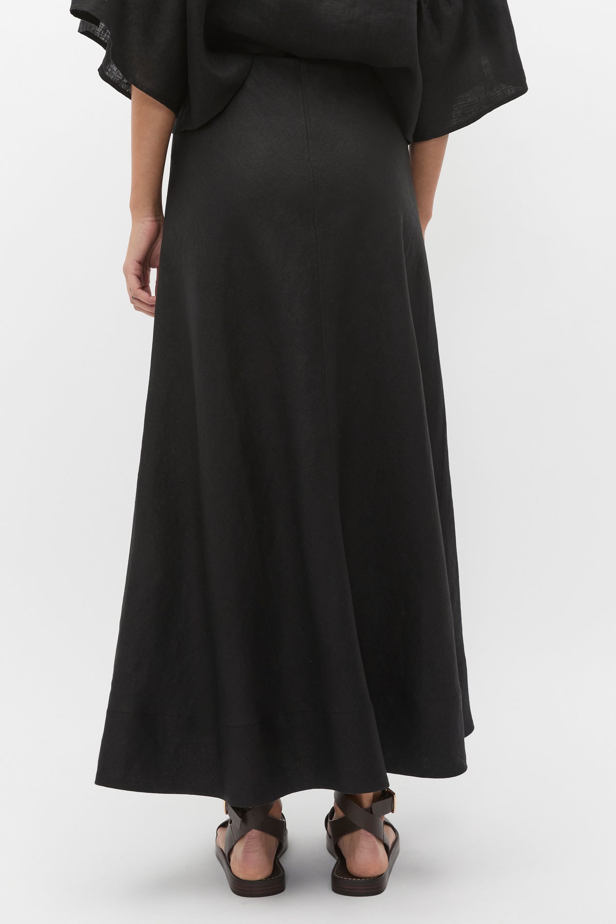 Core Linen Seam Front Skirt