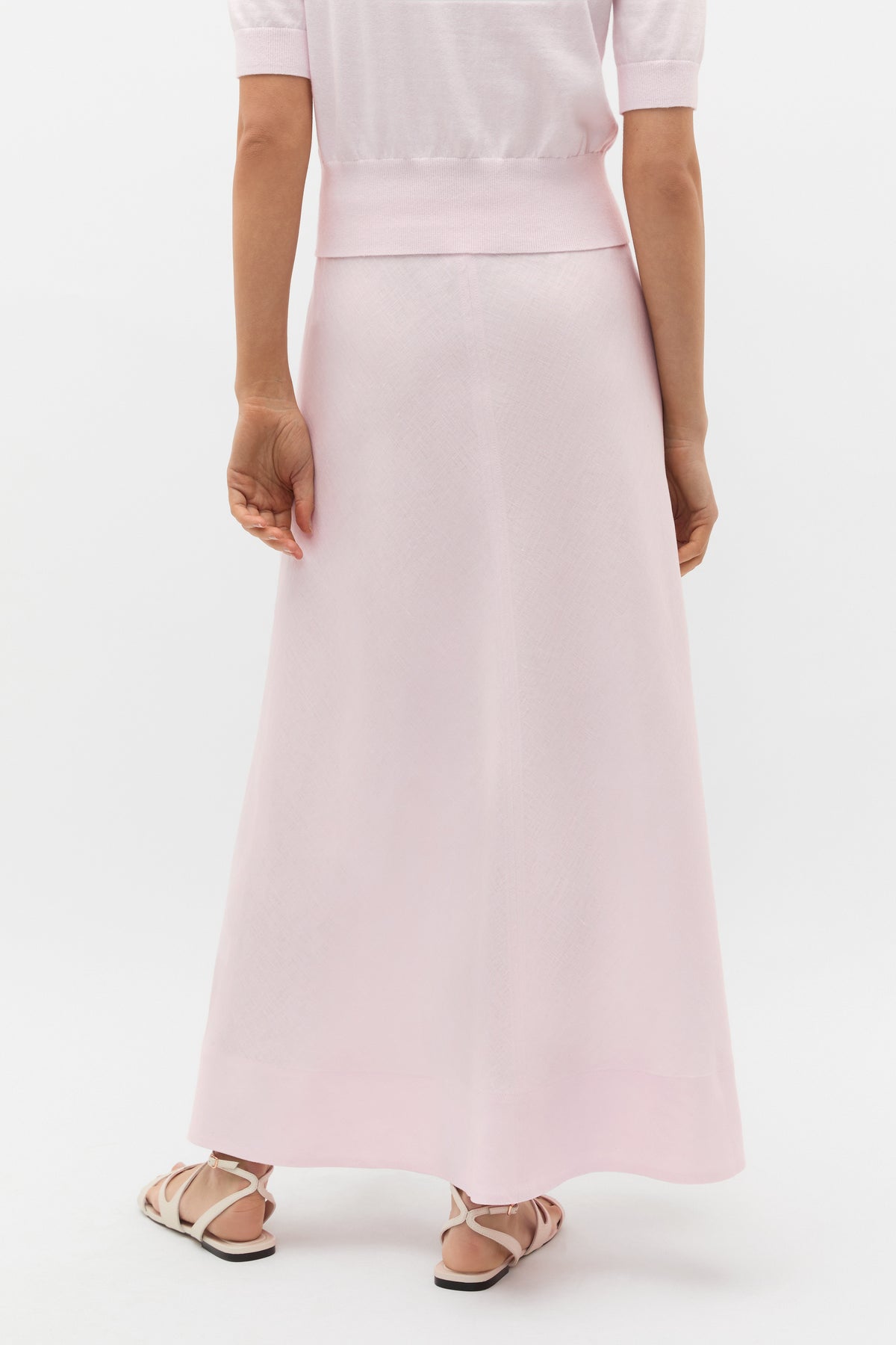 Core Linen Seam Front Skirt