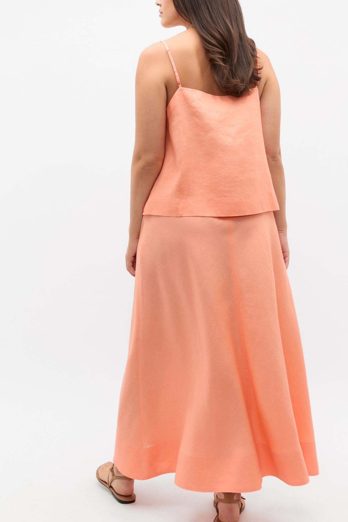 Core Linen Seam Front Skirt