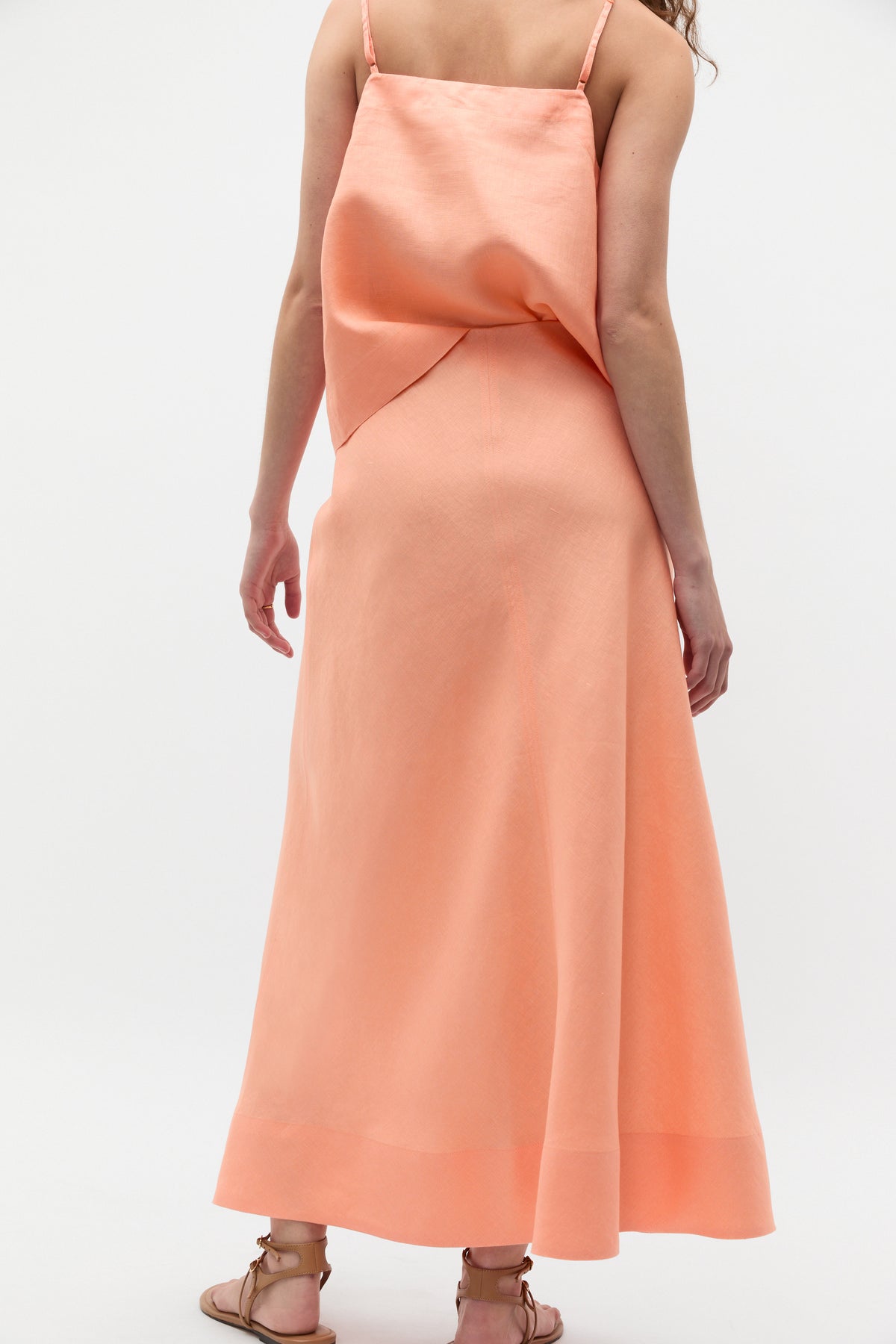 Core Linen Seam Front Skirt