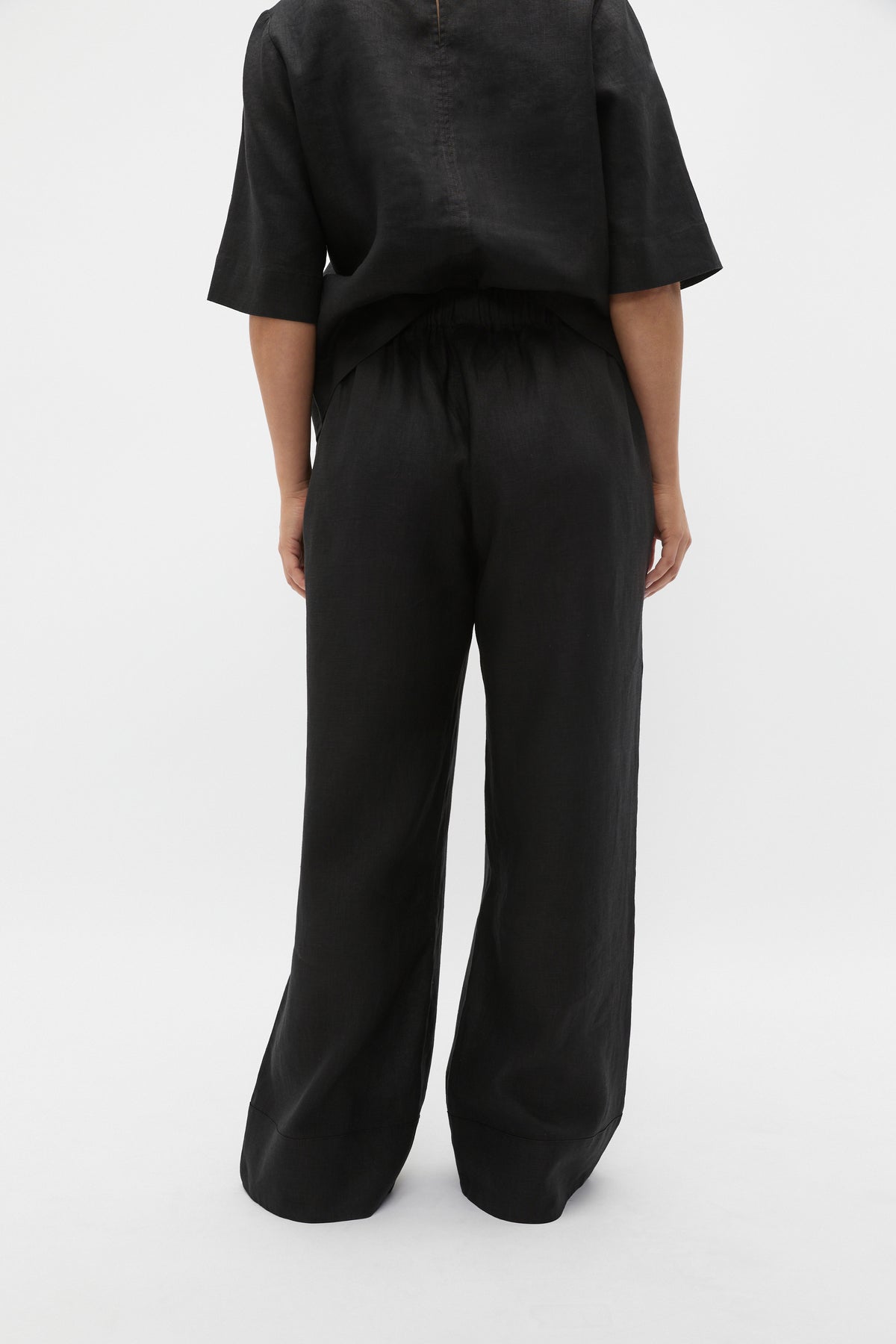 Core Linen Casual Tie Pant