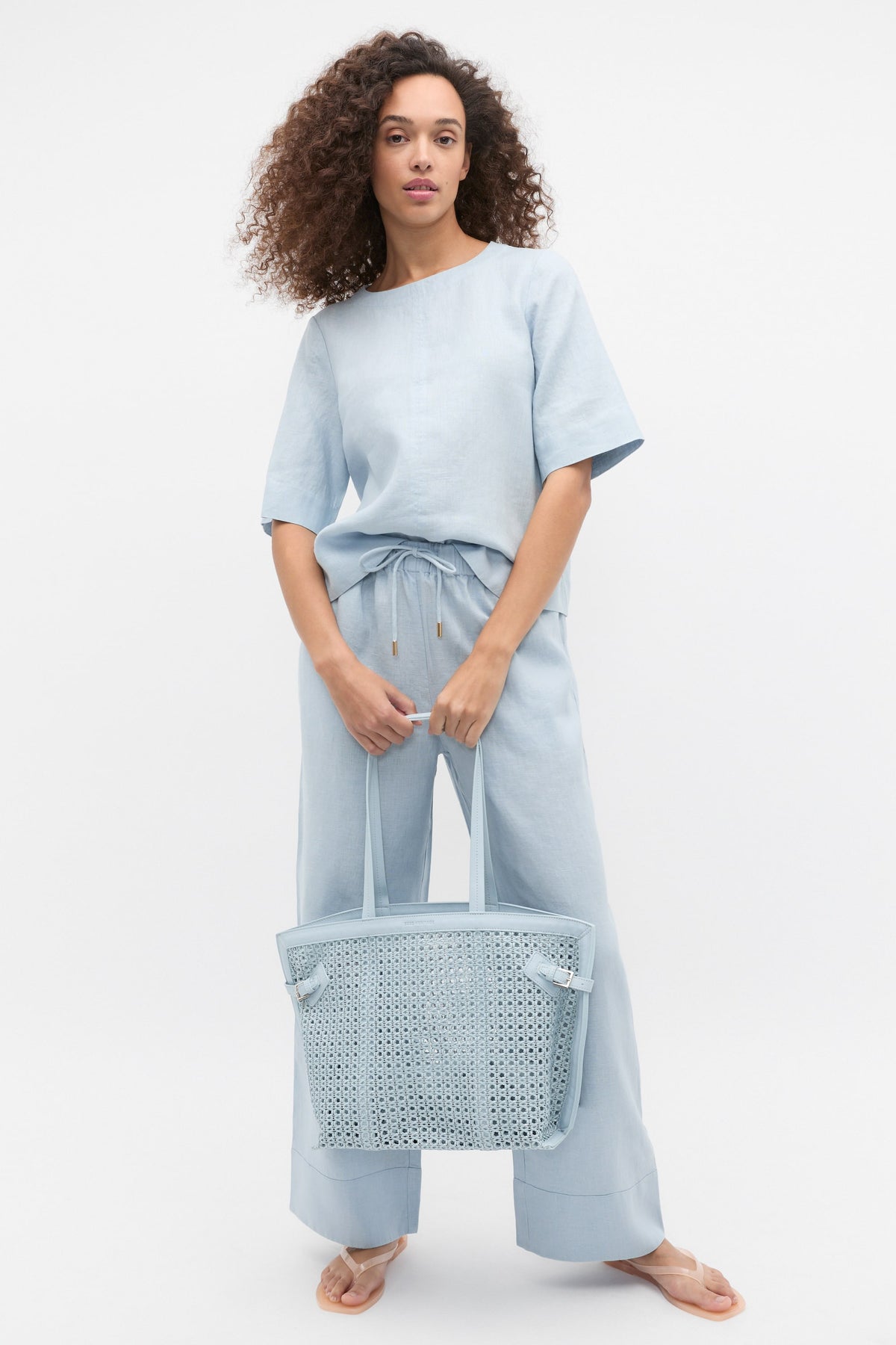 Core Linen Casual Tie Pant