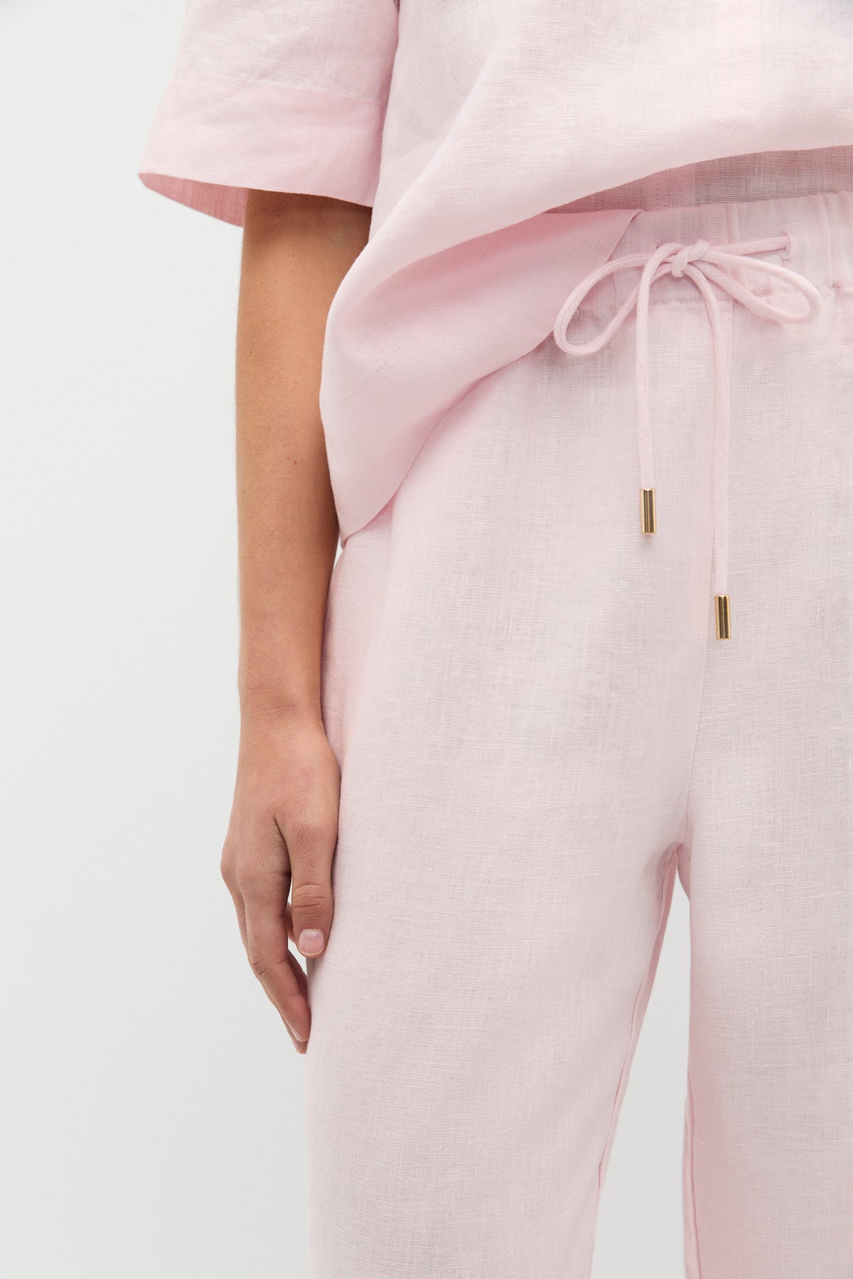 Core Linen Casual Tie Pant