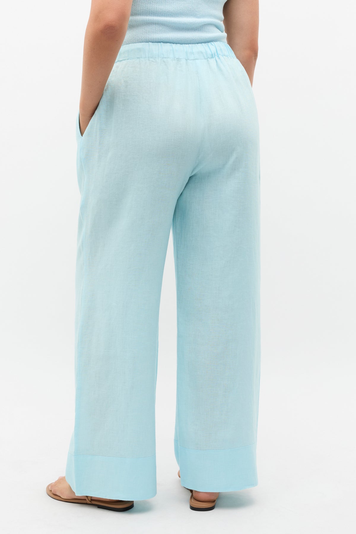 Core Linen Casual Tie Pant