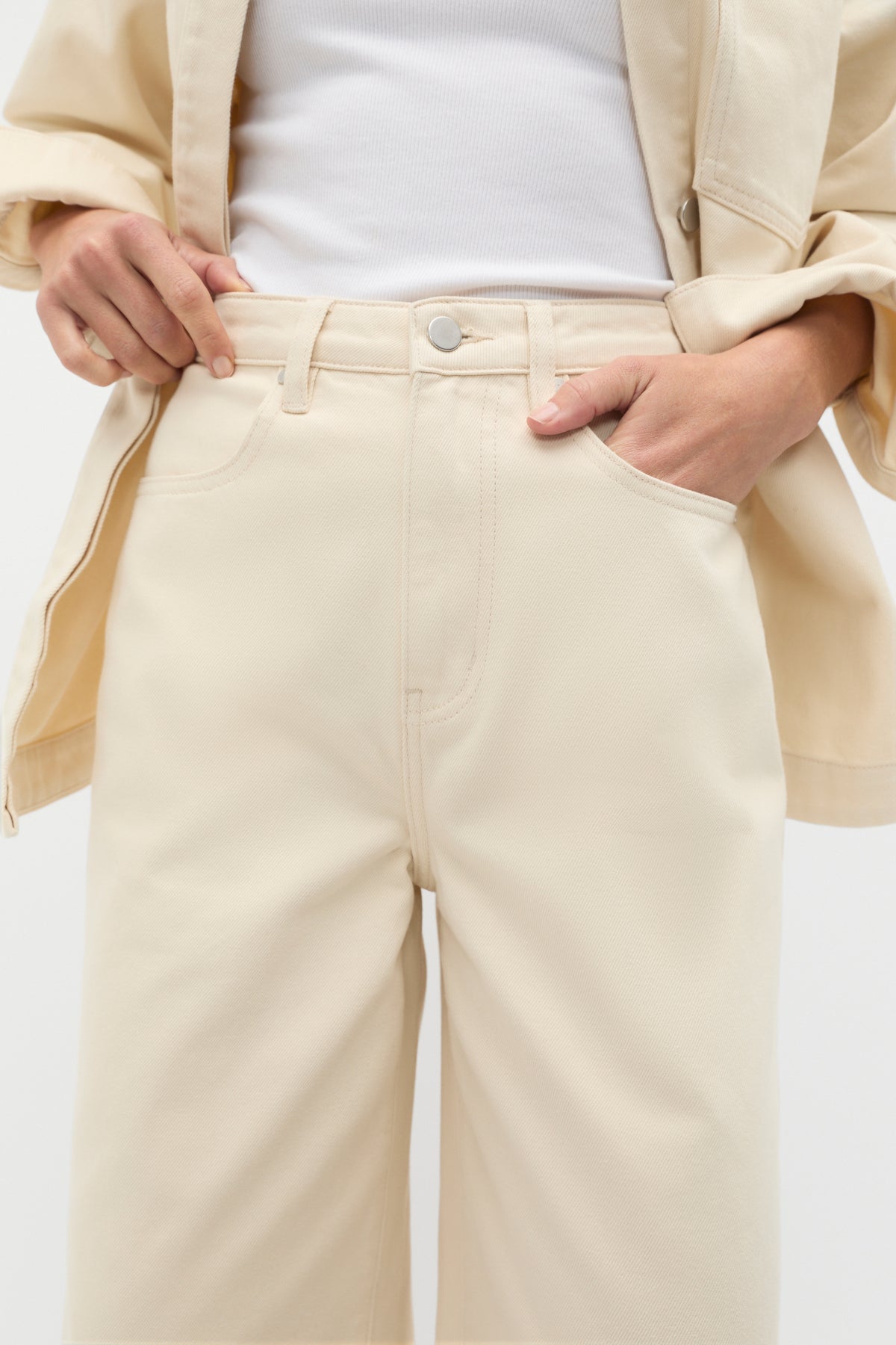 Denim Wide Leg Jean