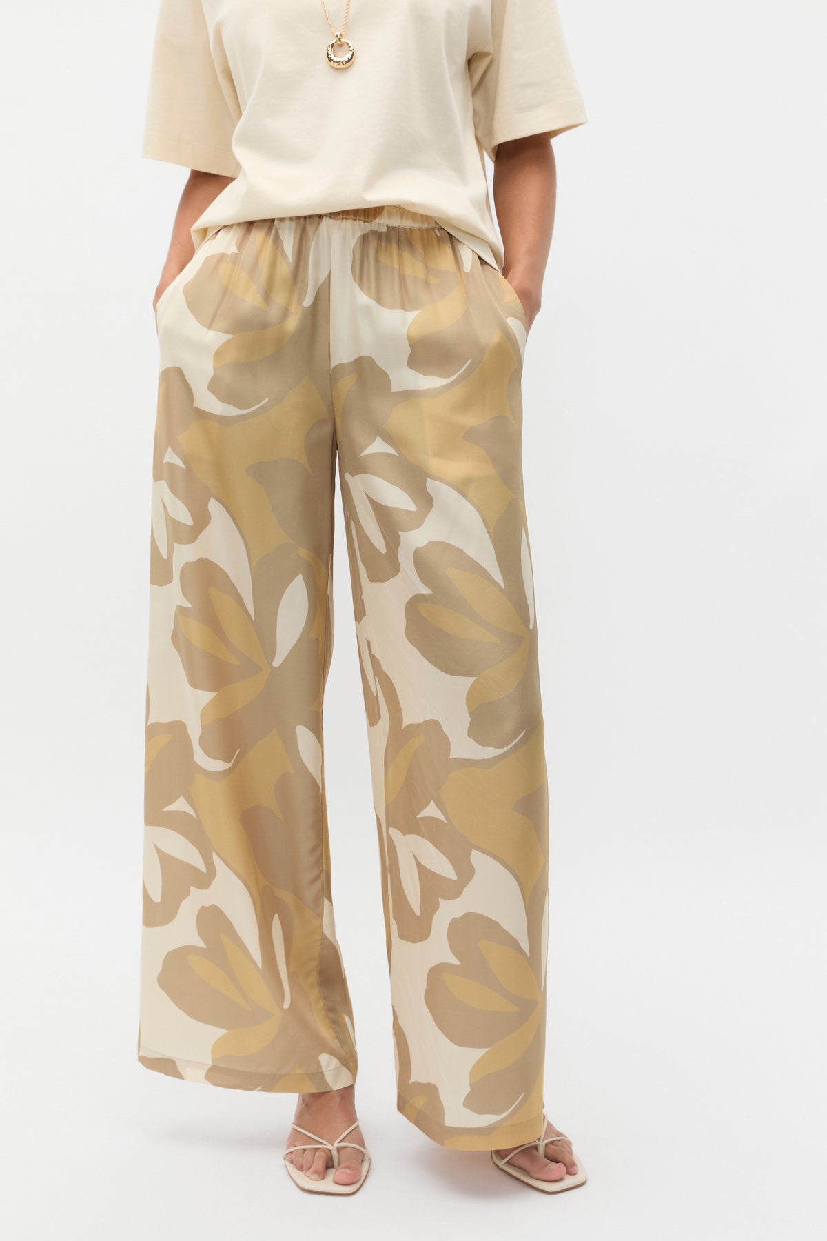 Satin Printed Pant