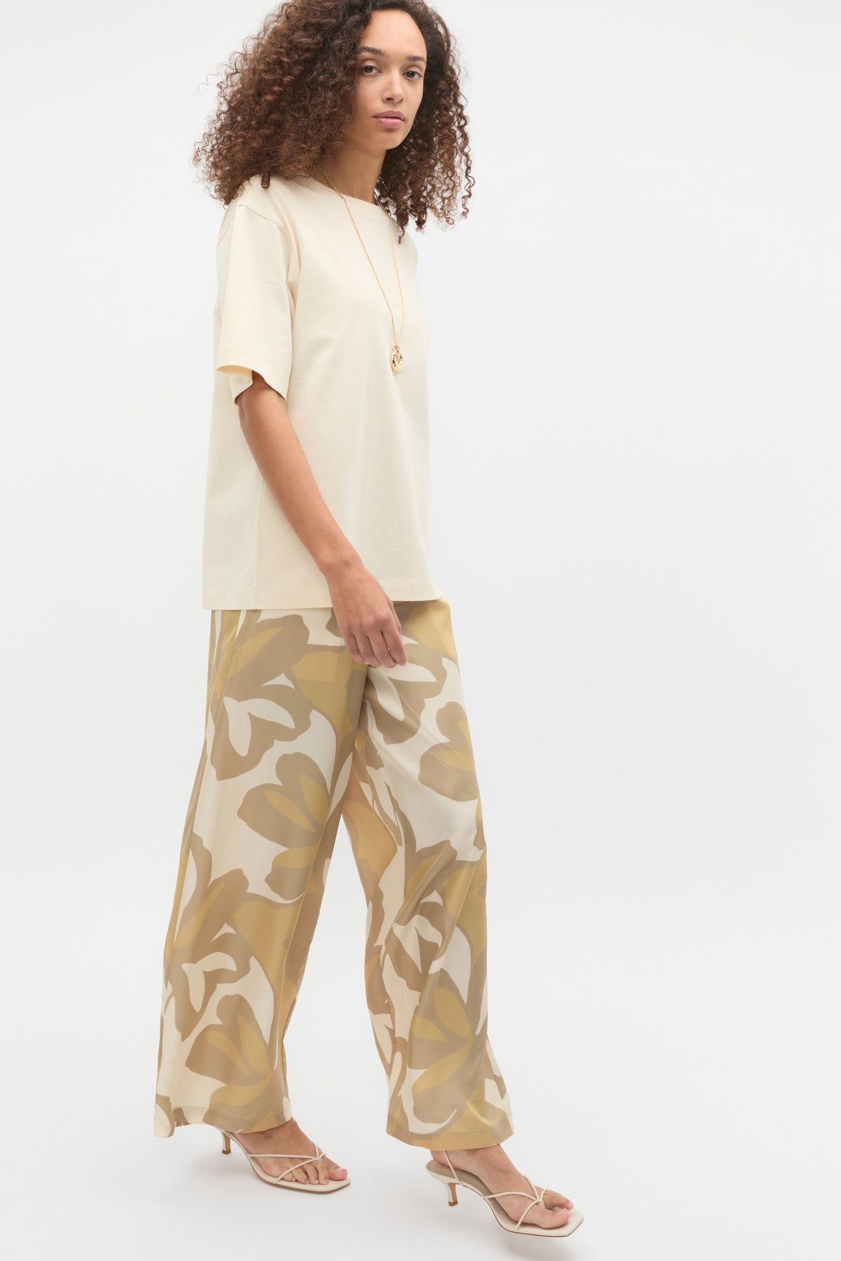 Satin Printed Pant