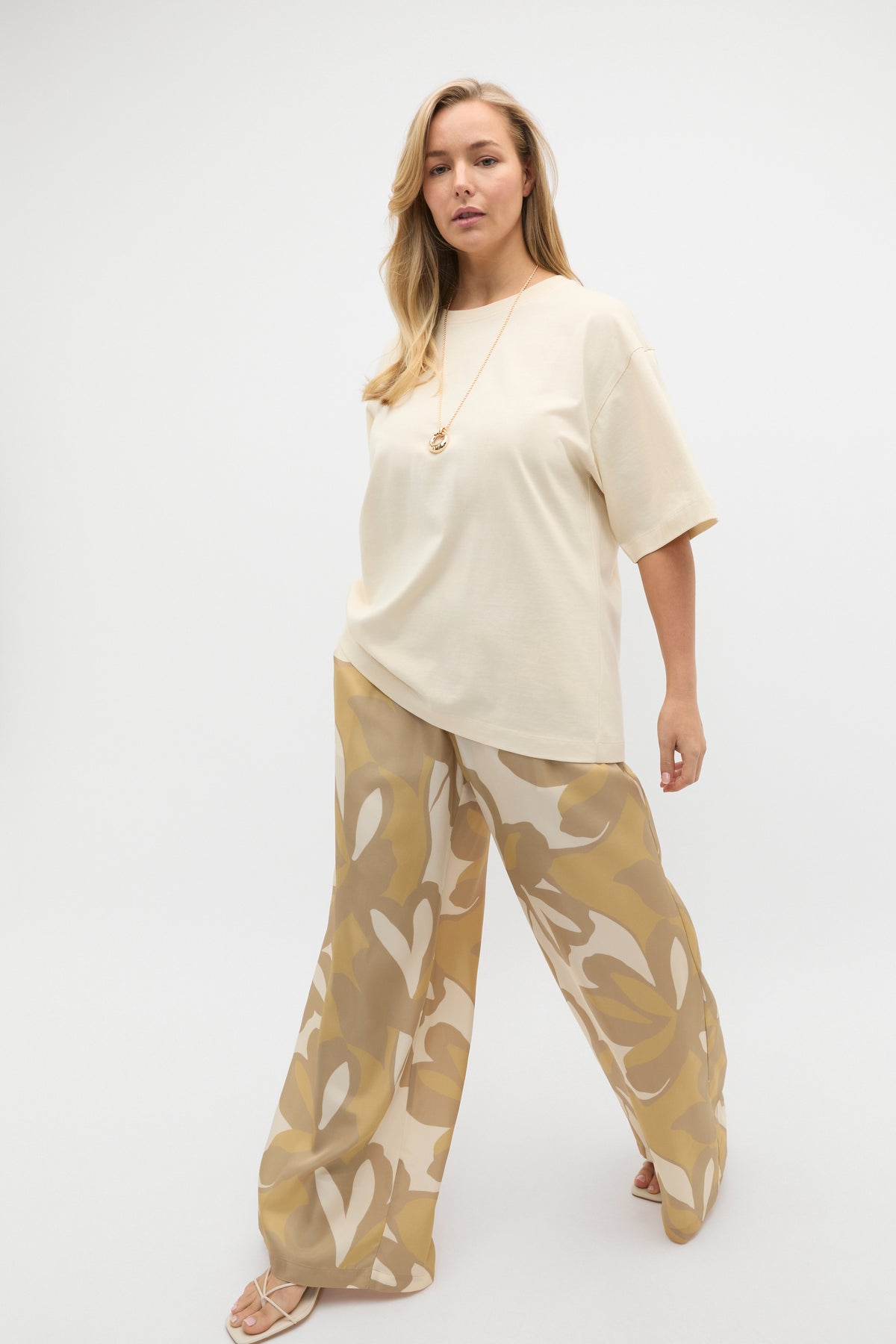 Satin Printed Pant