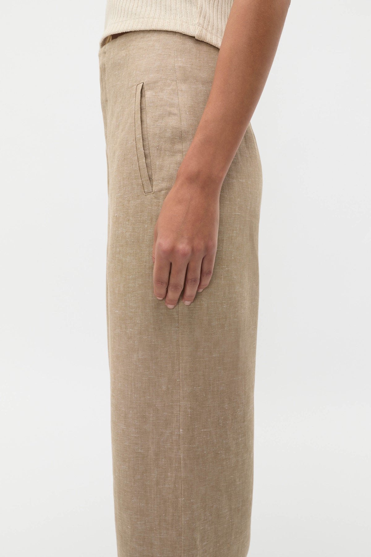 Linen Crossdye Palazzo Pant