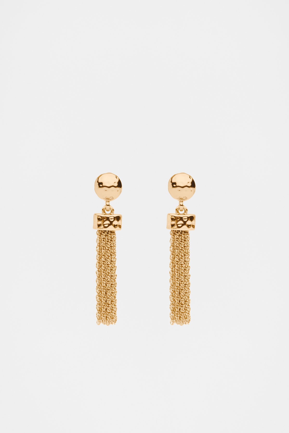 Textured Tassel Earring