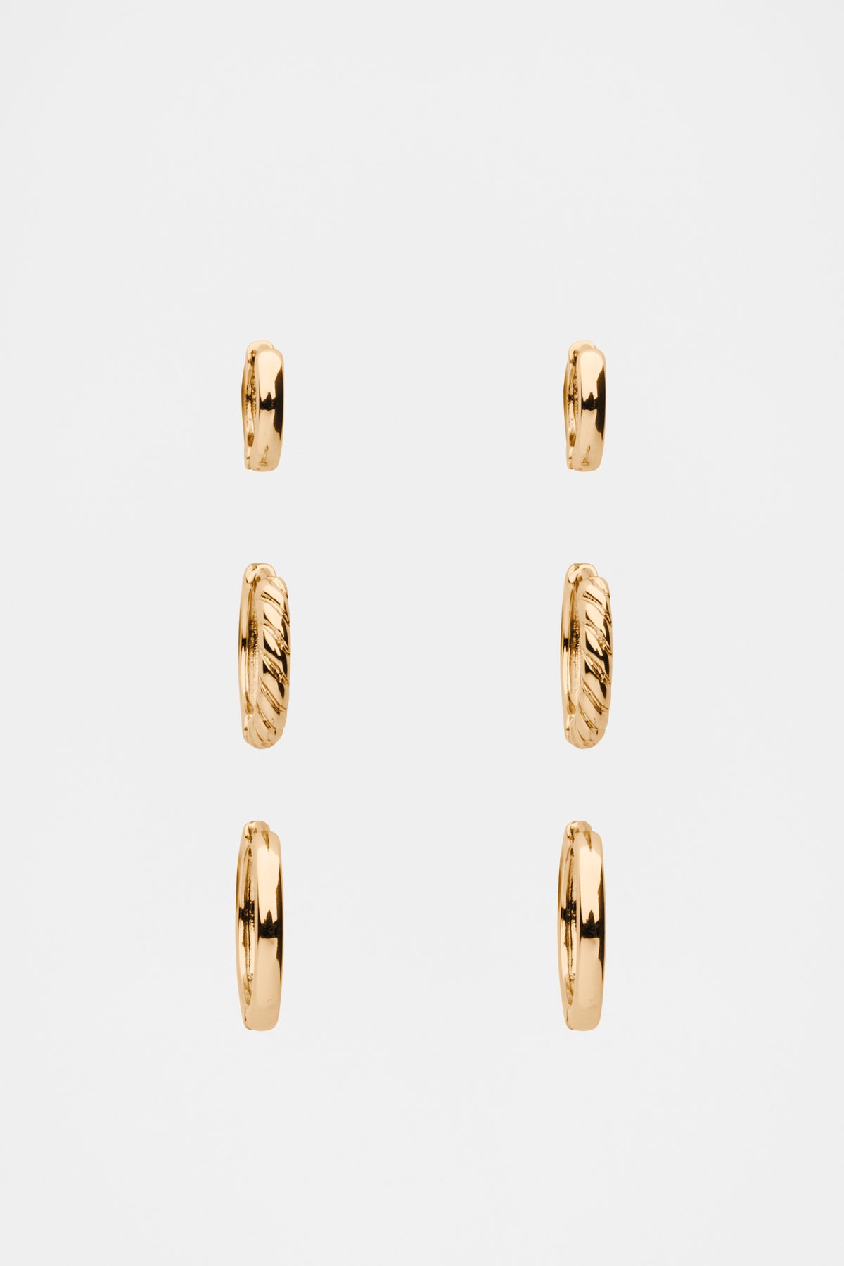 Textured Huggie Ear Pack
