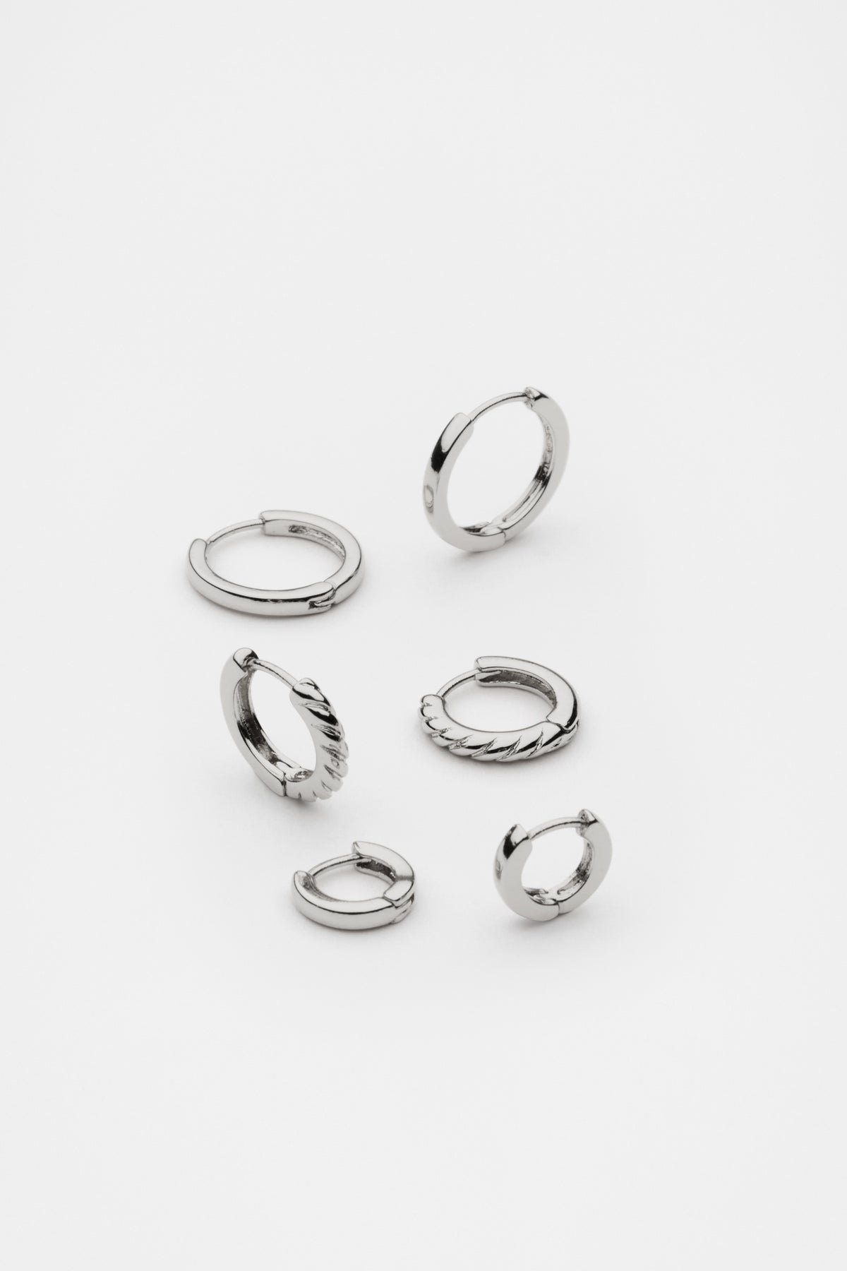 Textured Huggie Ear Pack