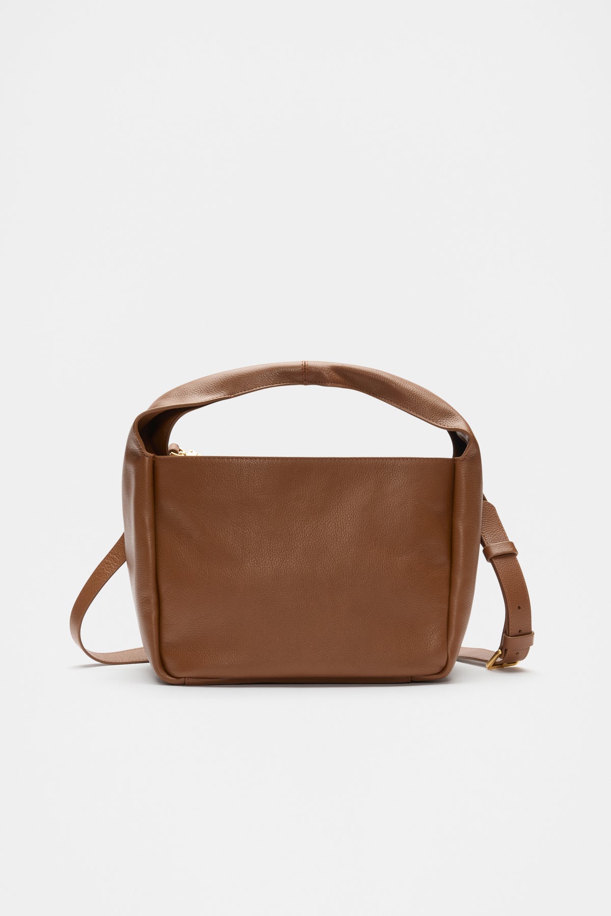Leather Curved Mini Bag