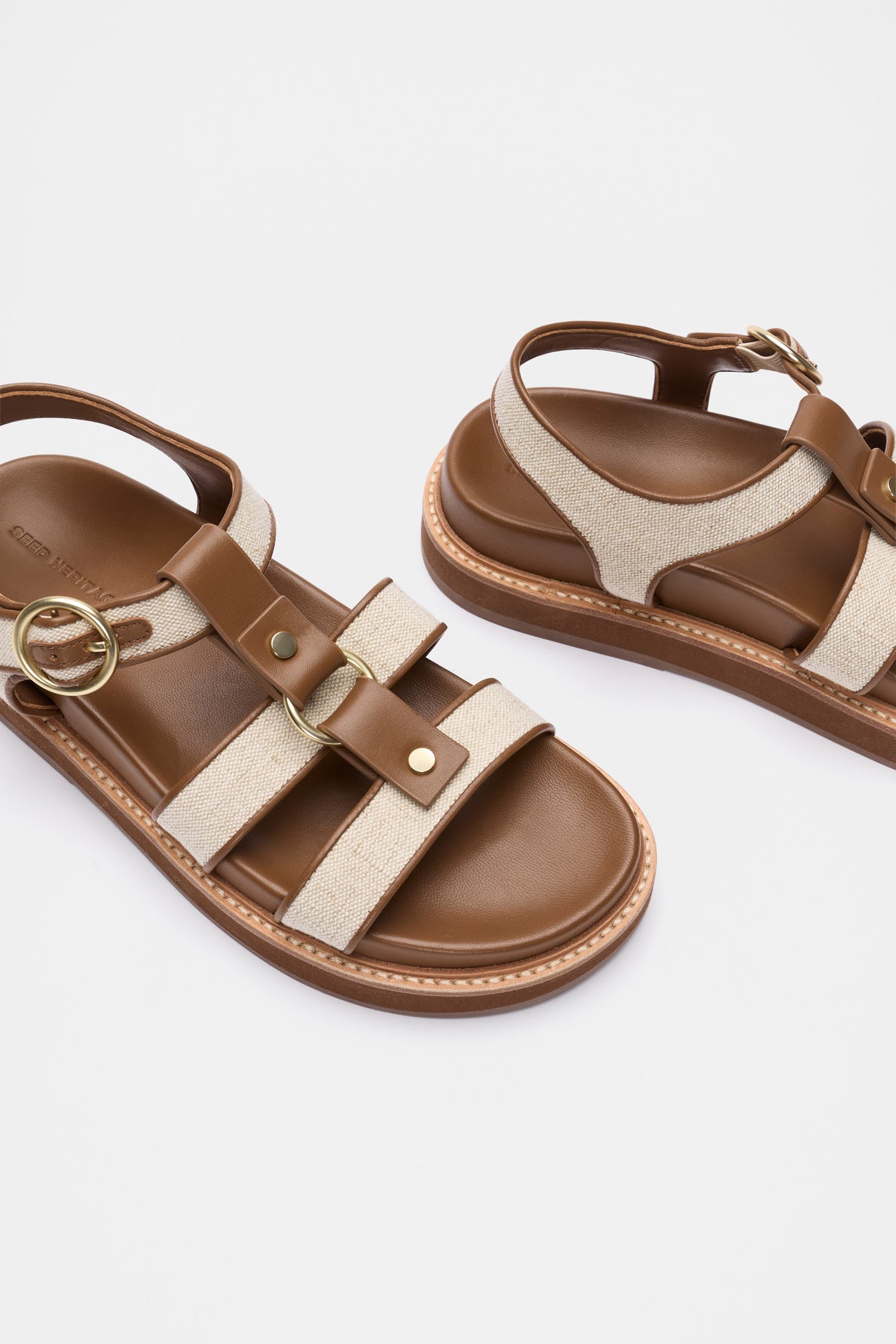 Callie Woven Caged Sandal