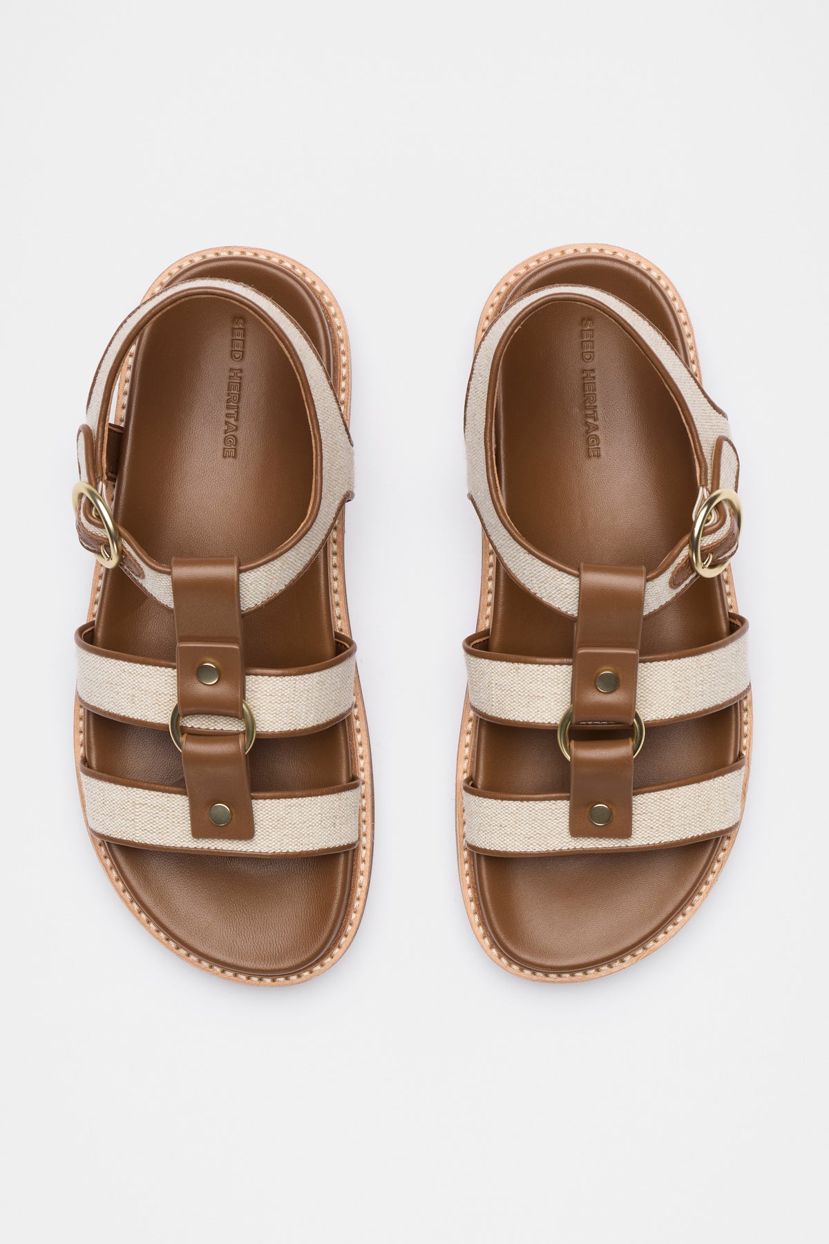 Callie Woven Caged Sandal