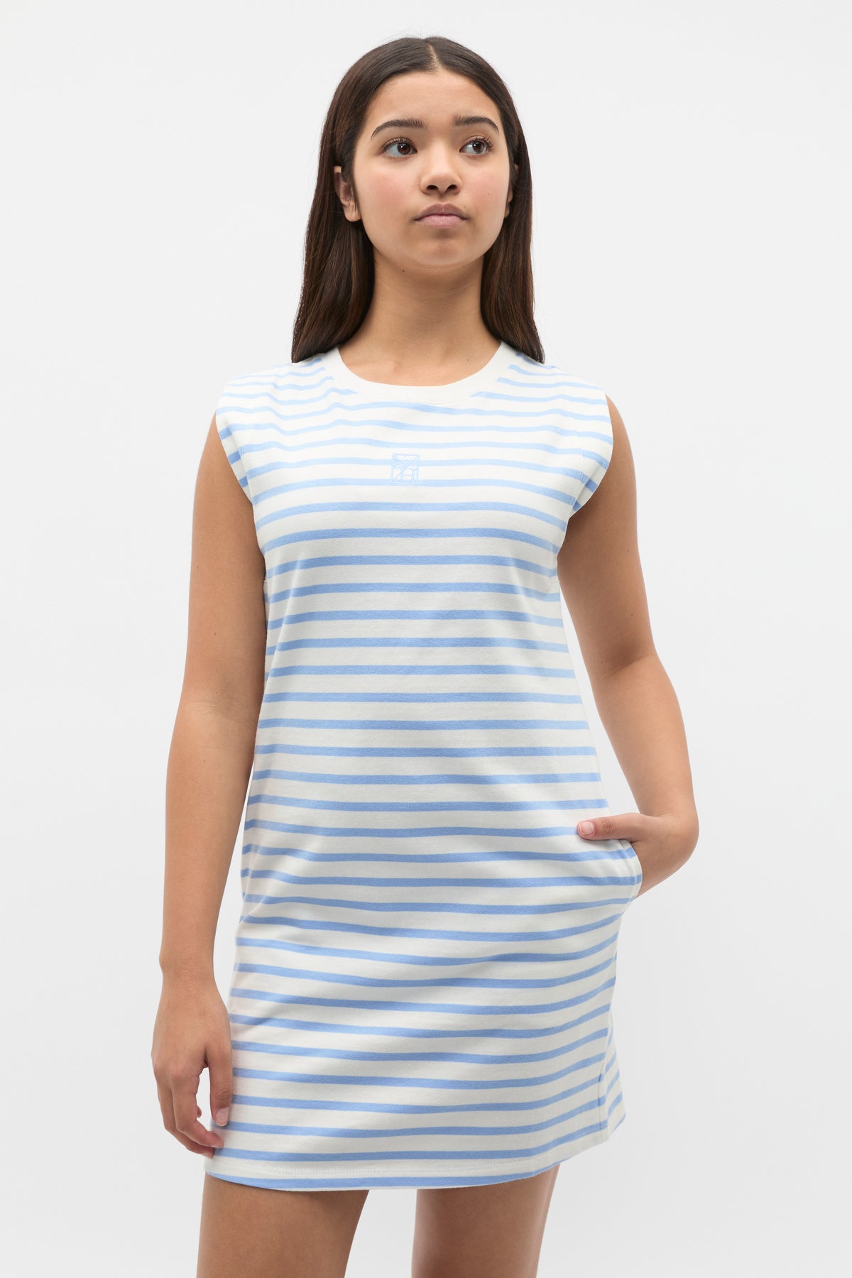 Stripe Logo Dress