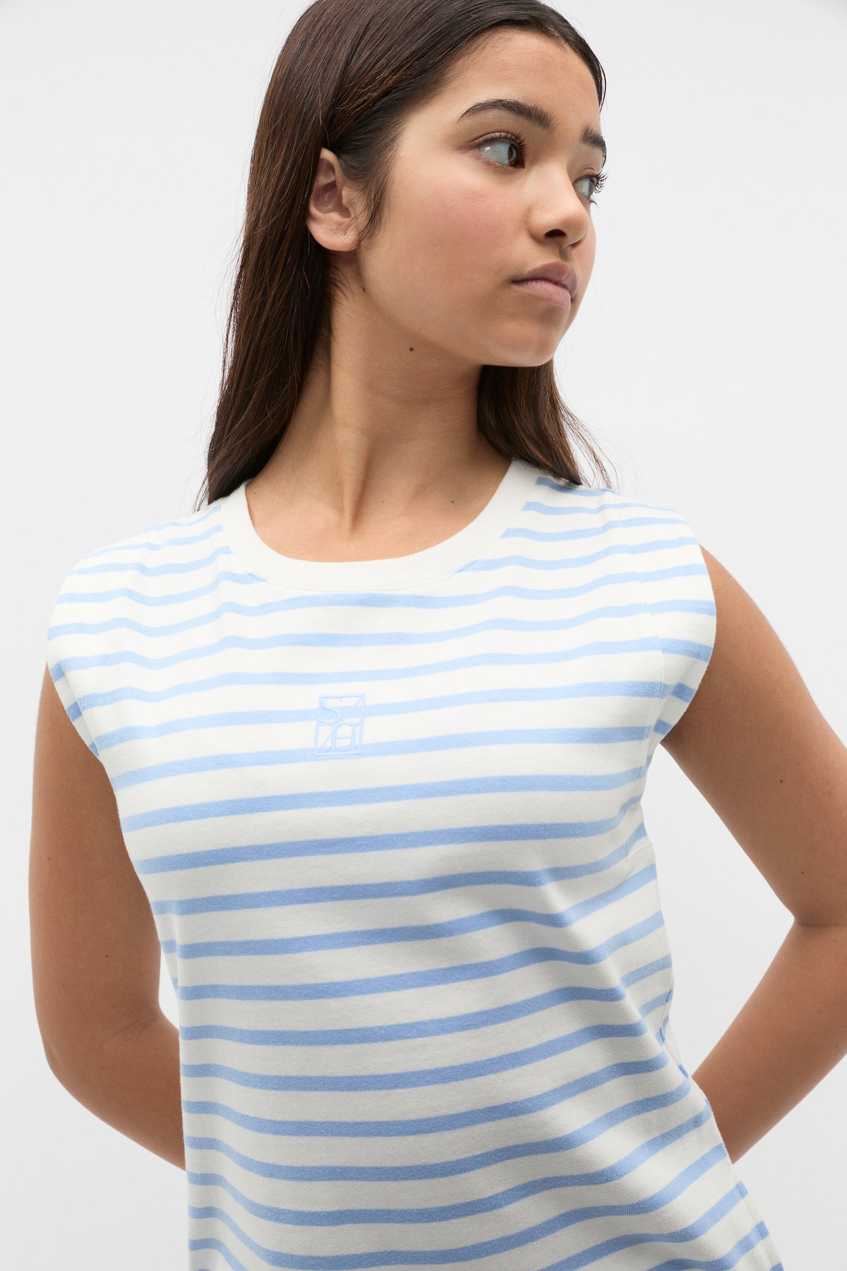 Stripe Logo Dress