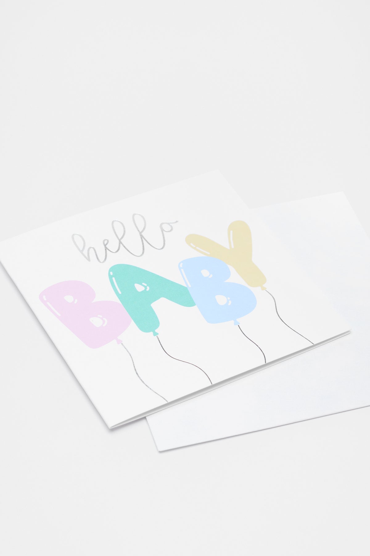 Hello Baby Balloons Card