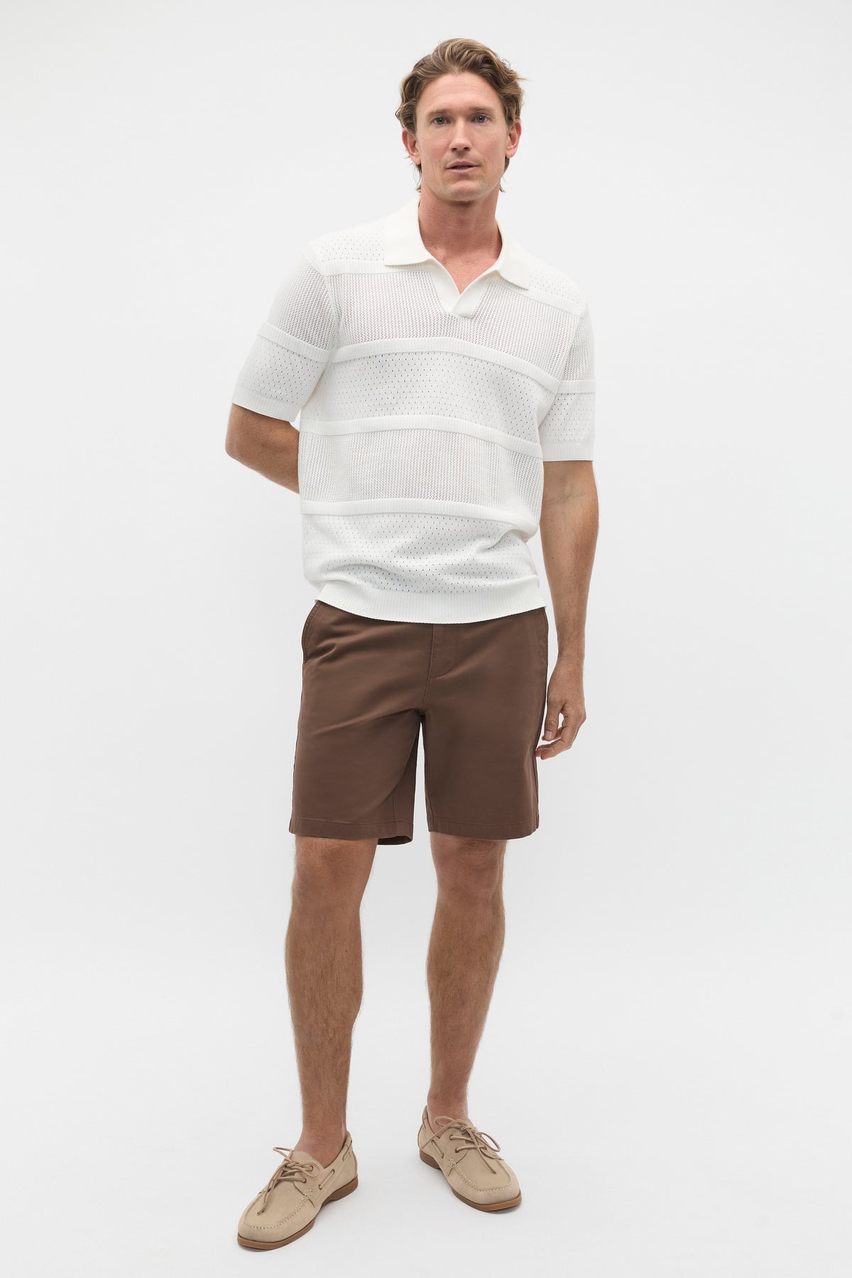 Crochet Knit Polo
