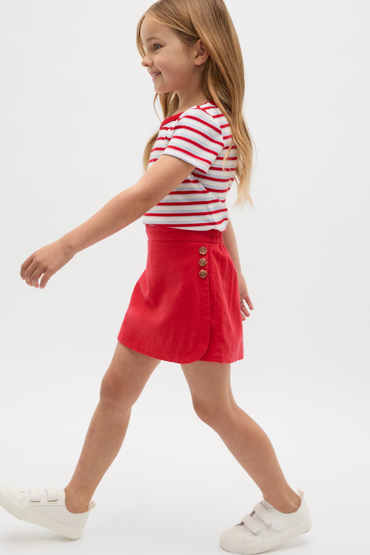 Button Skort