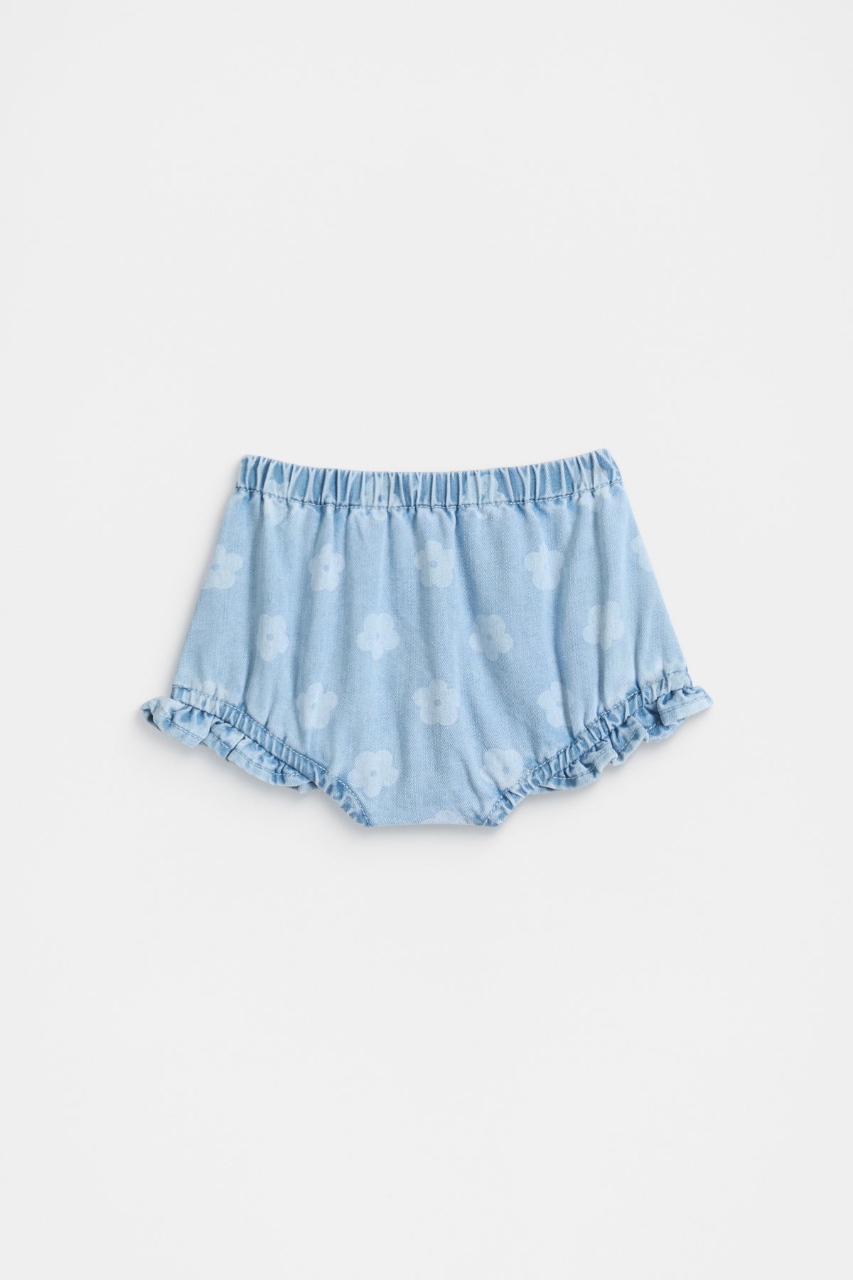 Floral Denim Bloomer
