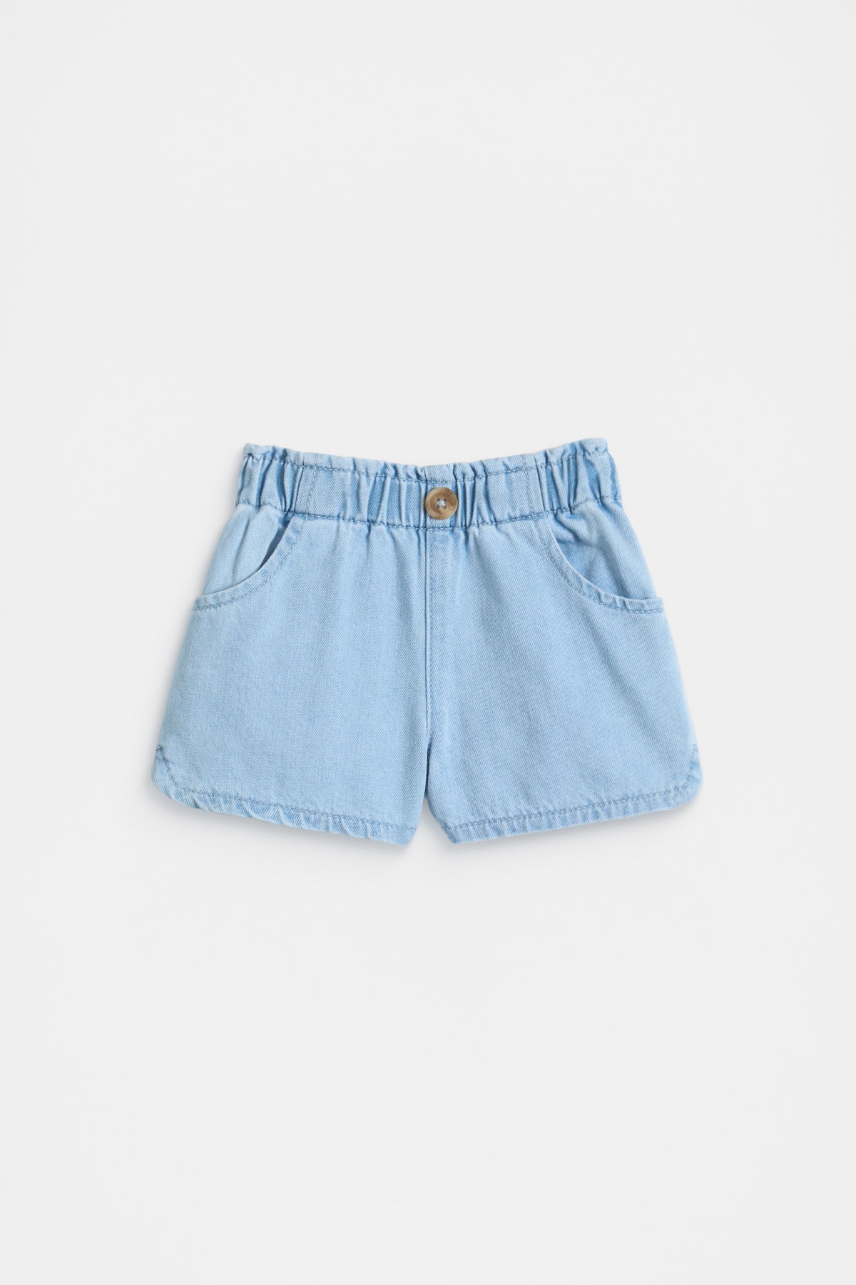 Denim Button Short