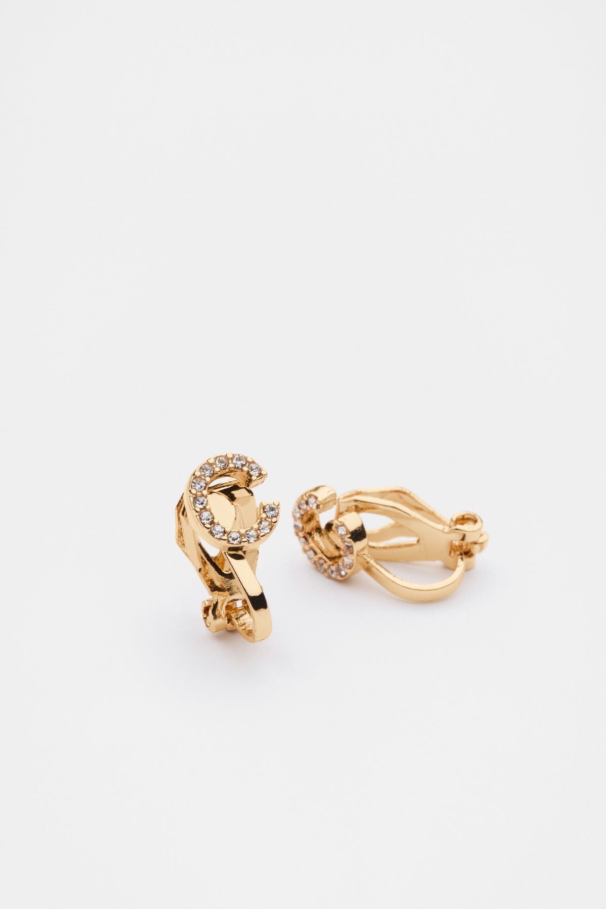 Initial Clip On Earings