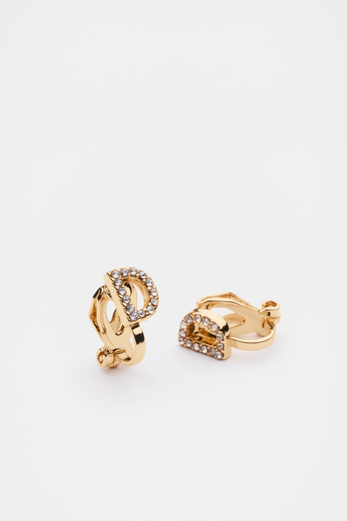 Initial Clip On Earings