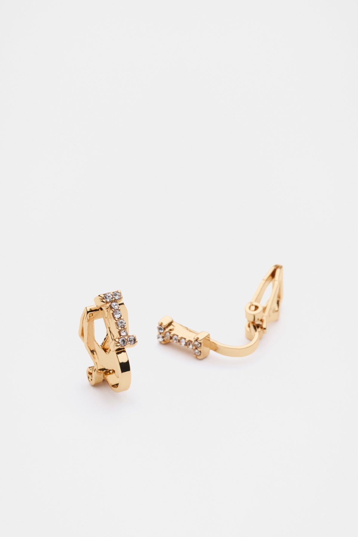 Initial Clip On Earings