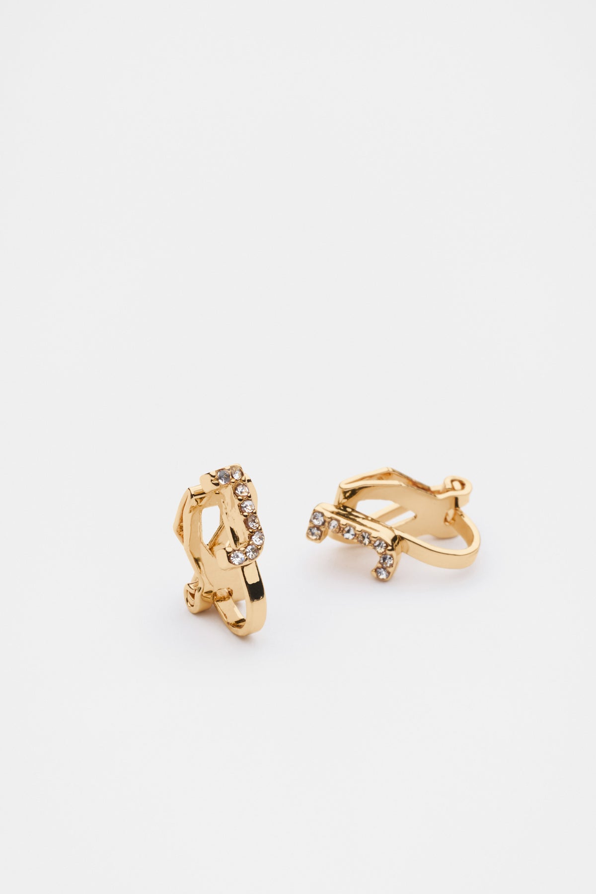 Initial Clip On Earings