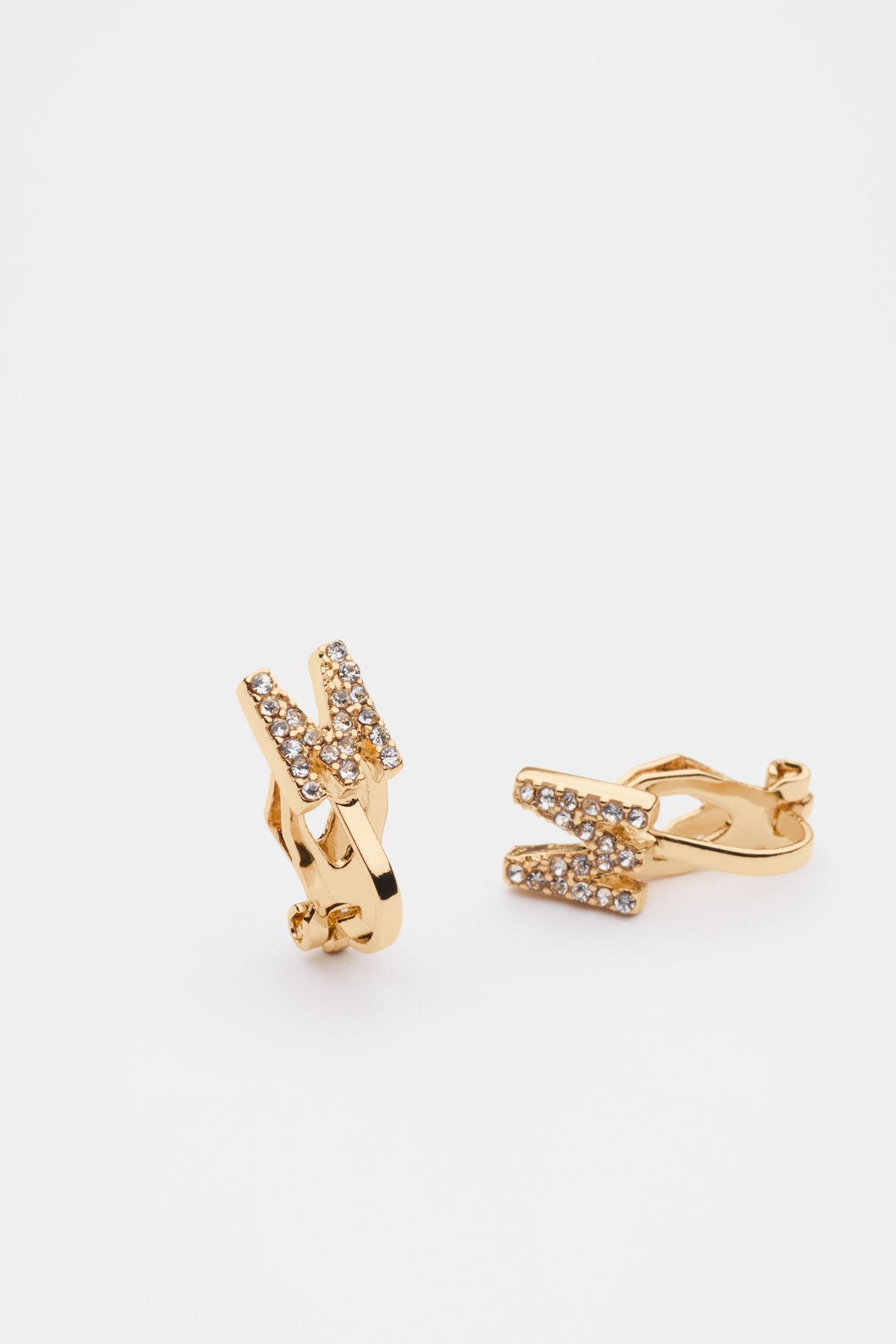 Initial Clip On Earings