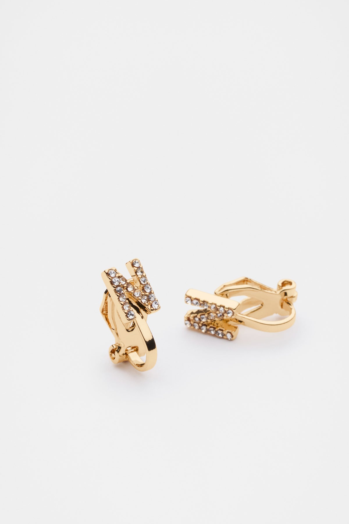 Initial Clip On Earings
