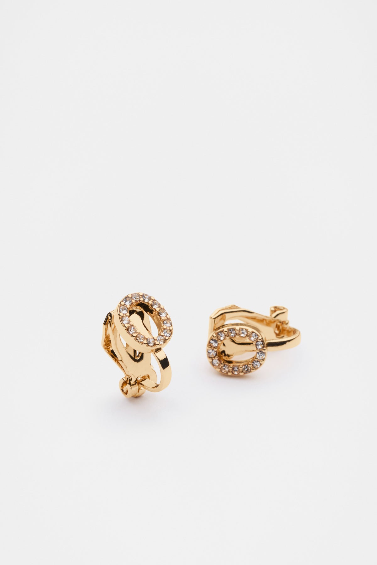 Initial Clip On Earings