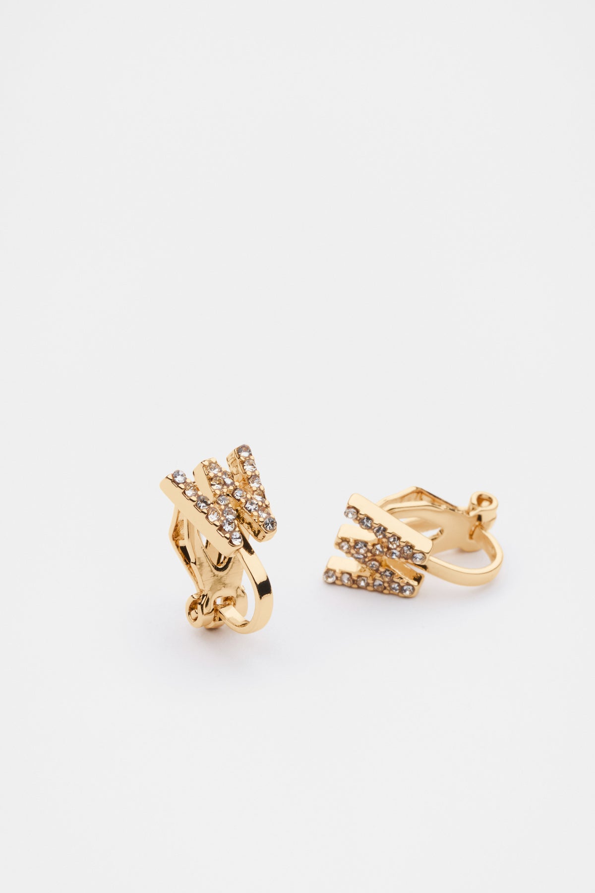 Initial Clip On Earings
